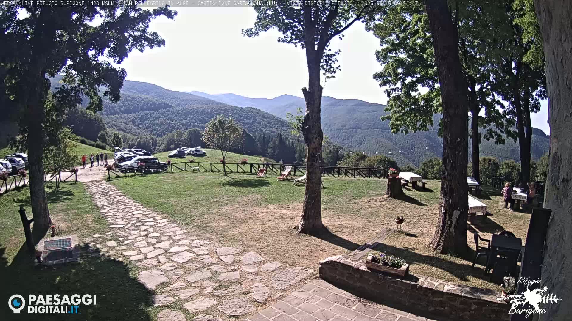 Garfagnana, Rifugio Burigone  Live Cam - Lucca, Tuscany, Italy