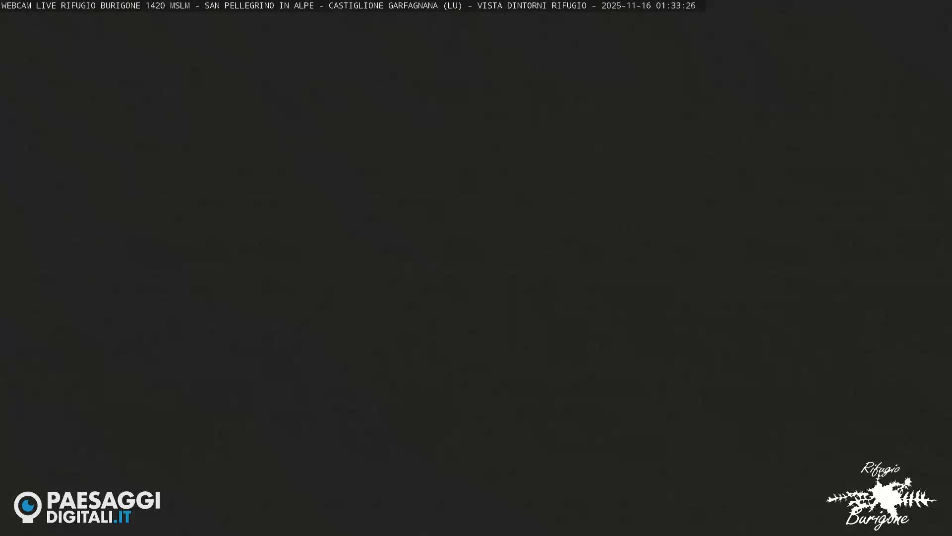 Garfagnana, Rifugio Burigone  Live Cam - Lucca, Tuscany, Italy