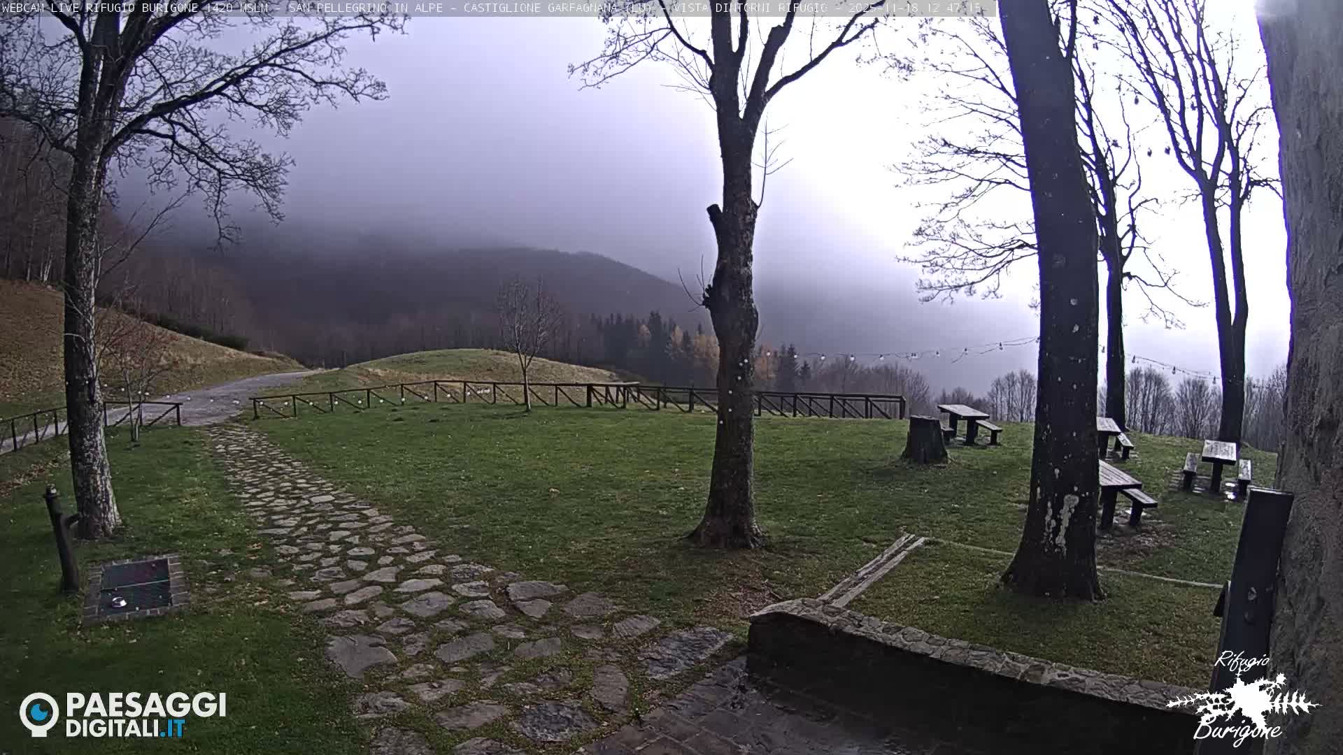 Garfagnana, Rifugio Burigone  Live Cam - Lucca, Tuscany, Italy