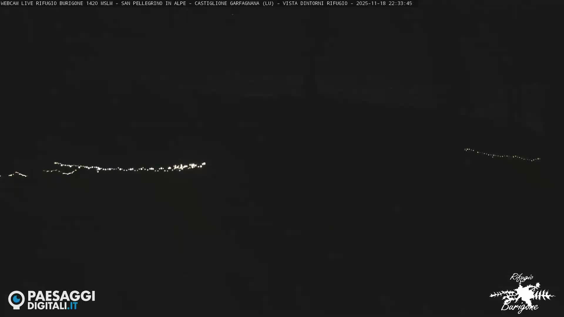 Garfagnana, Rifugio Burigone  Live Cam - Lucca, Tuscany, Italy