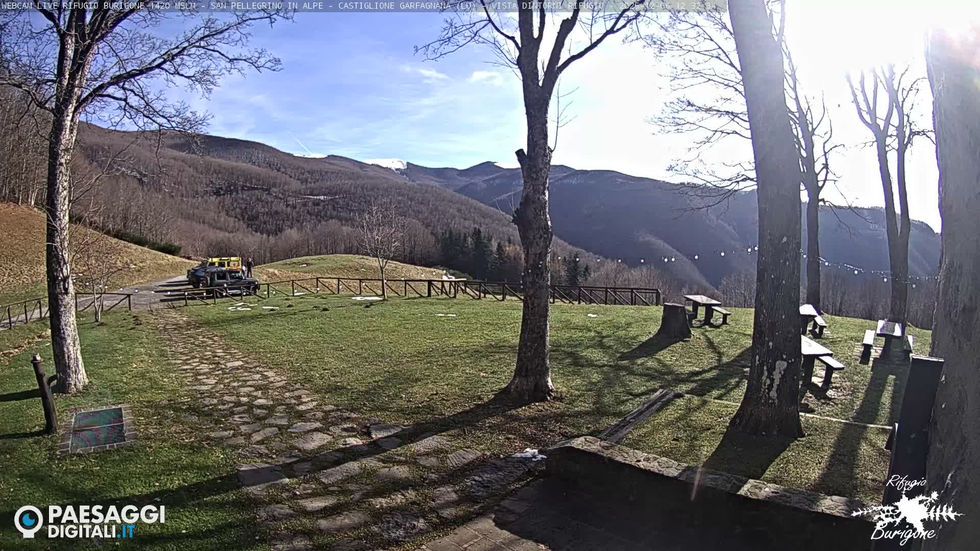 Garfagnana, Rifugio Burigone  Live Cam - Lucca, Tuscany, Italy