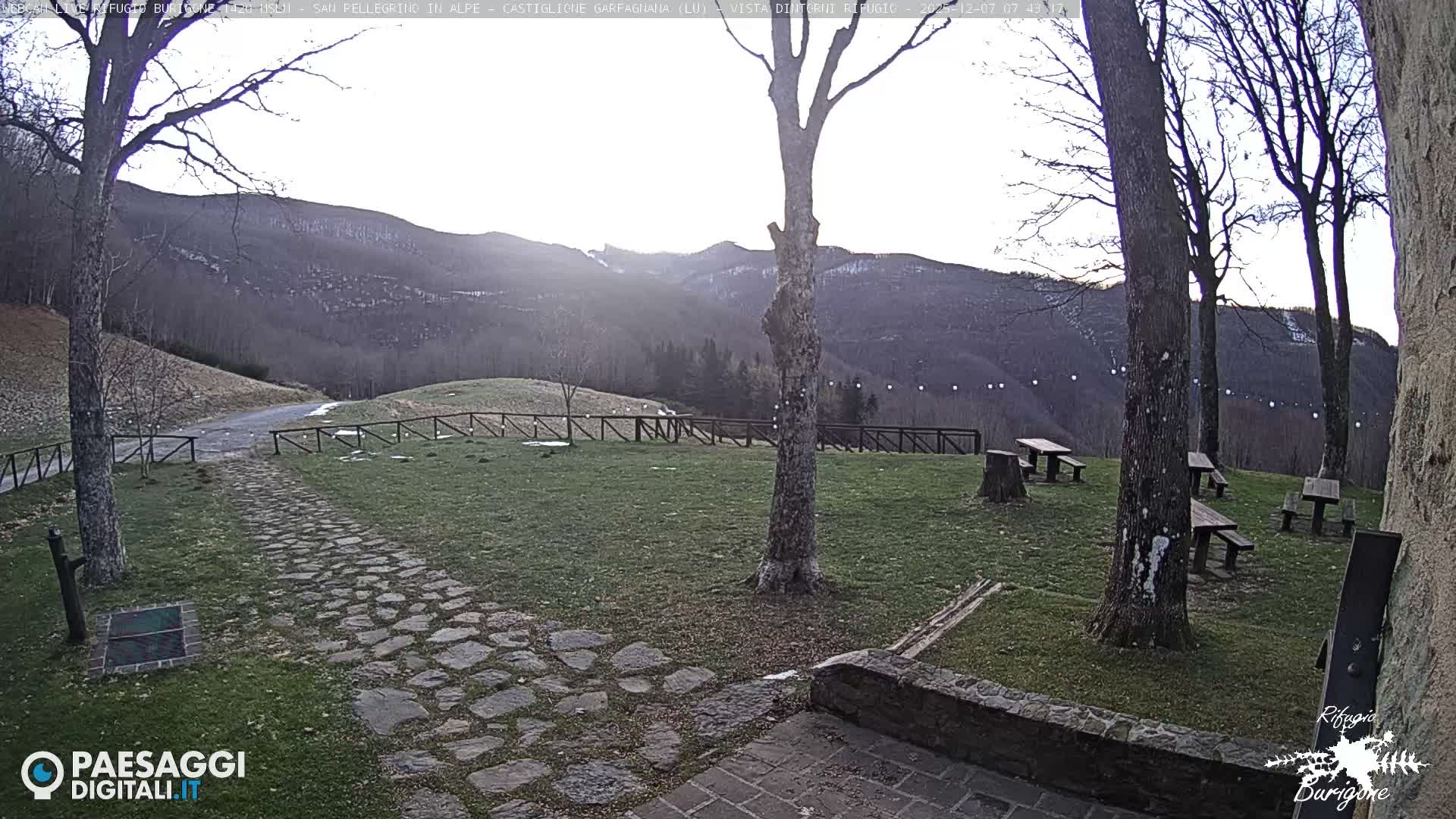 Garfagnana, Rifugio Burigone  Live Cam - Lucca, Tuscany, Italy