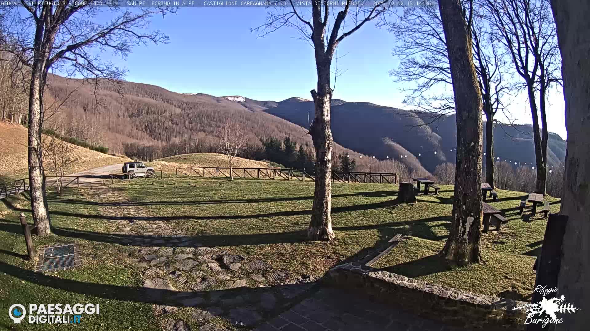 Garfagnana, Rifugio Burigone  Live Cam - Lucca, Tuscany, Italy