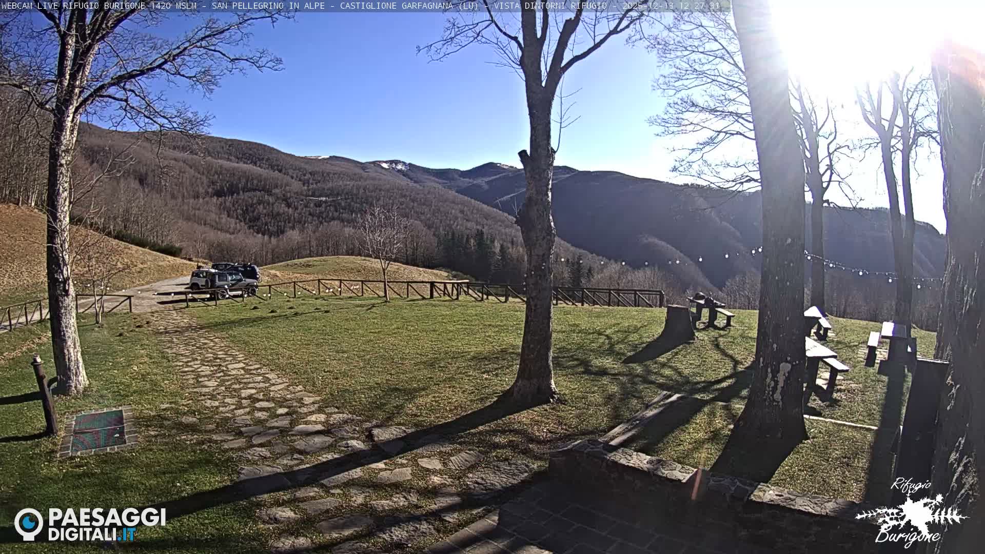 Garfagnana, Rifugio Burigone  Live Cam - Lucca, Tuscany, Italy