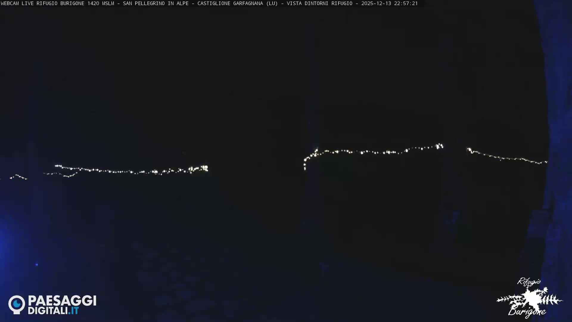 Garfagnana, Rifugio Burigone  Live Cam - Lucca, Tuscany, Italy