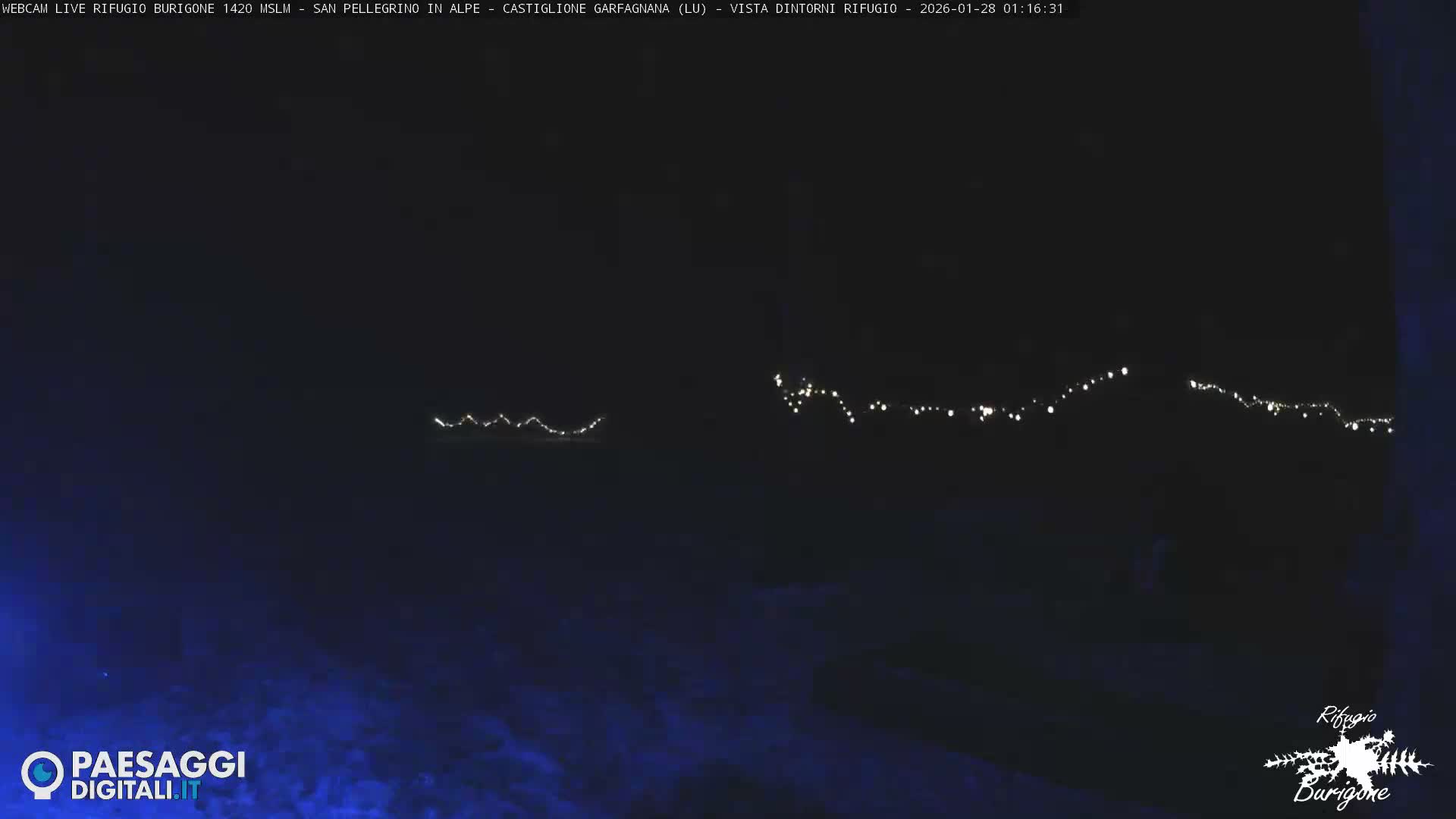 Garfagnana, Rifugio Burigone  Live Cam - Lucca, Tuscany, Italy