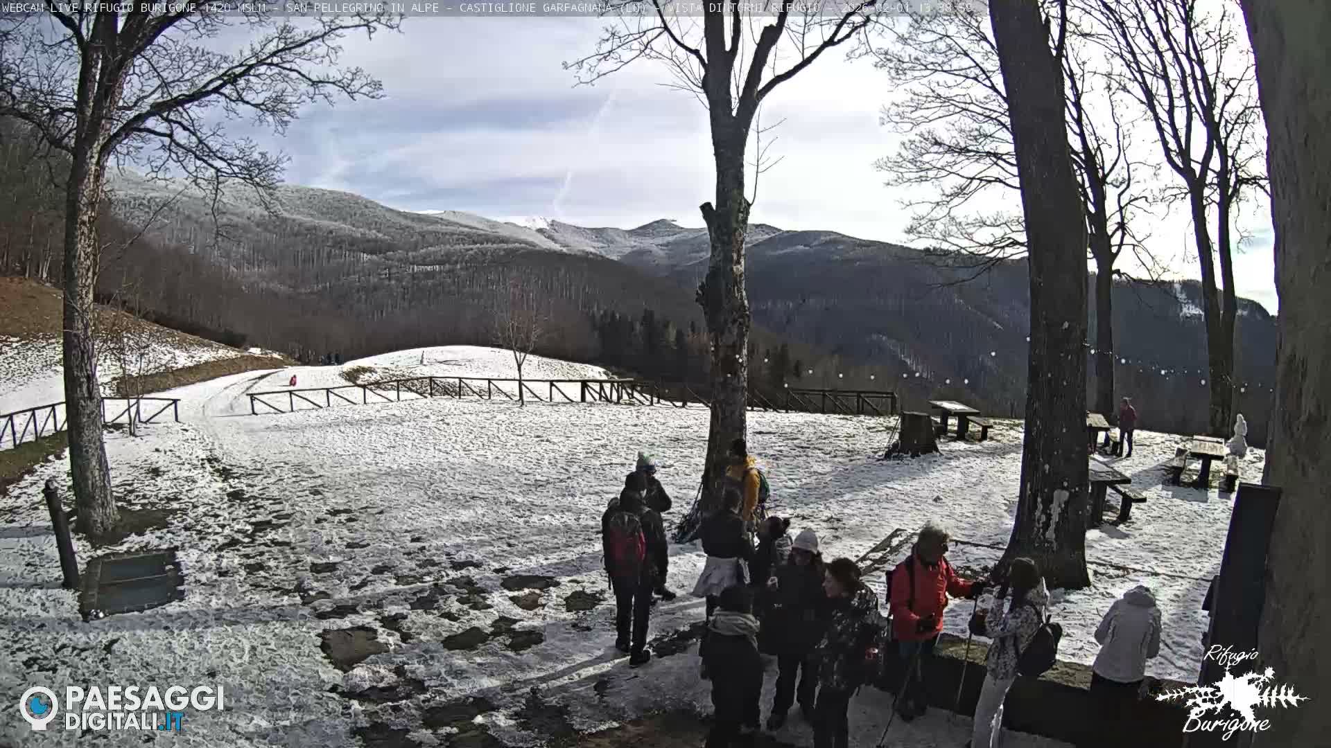 Garfagnana, Rifugio Burigone  Live Cam - Lucca, Tuscany, Italy