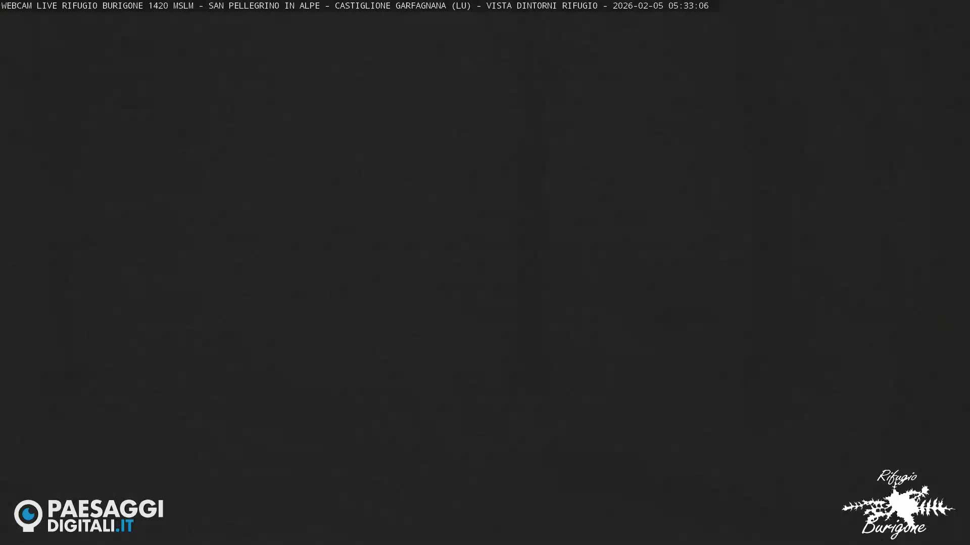 Garfagnana, Rifugio Burigone  Live Cam - Lucca, Tuscany, Italy