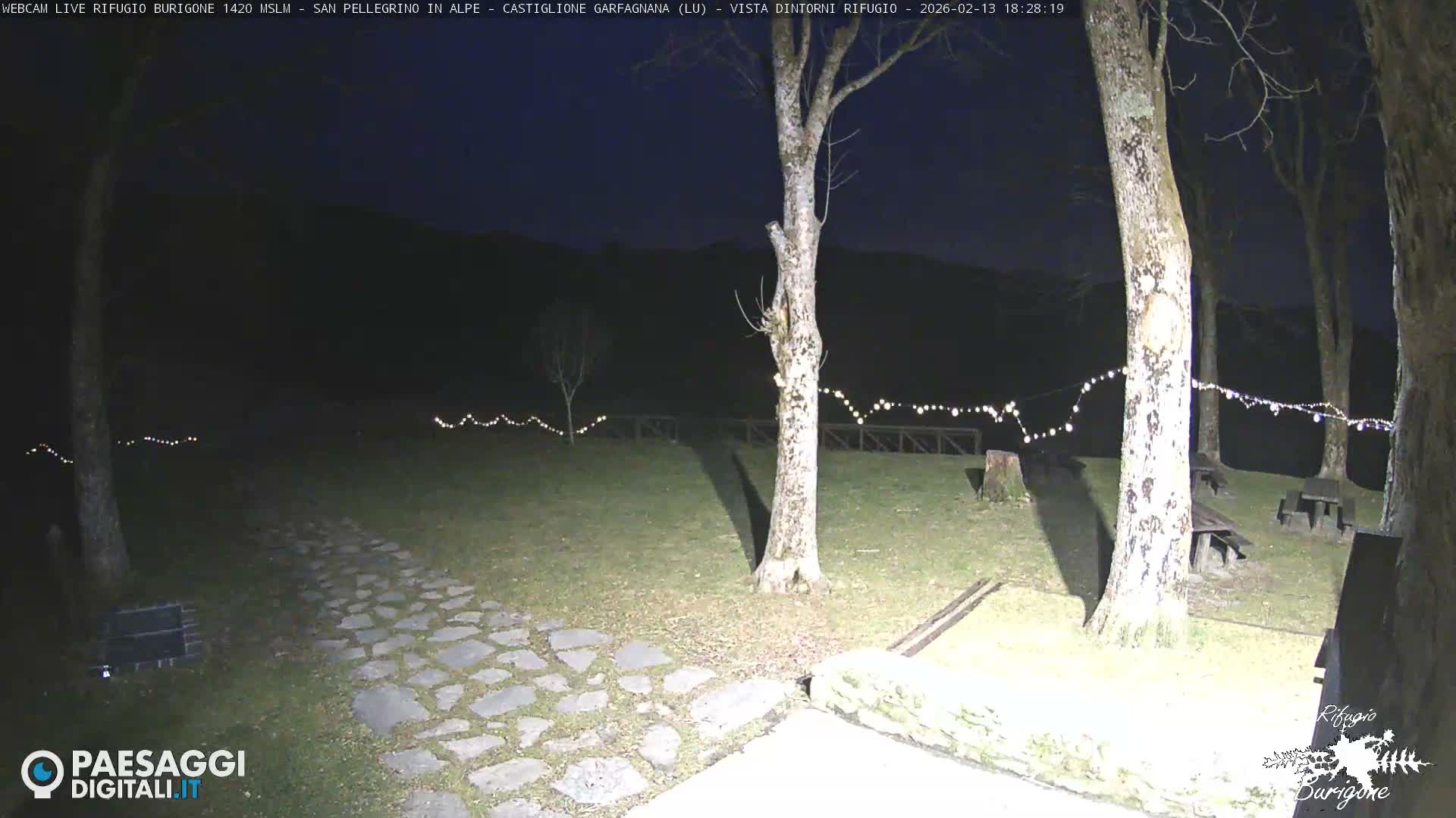 Garfagnana, Rifugio Burigone  Live Cam - Lucca, Tuscany, Italy