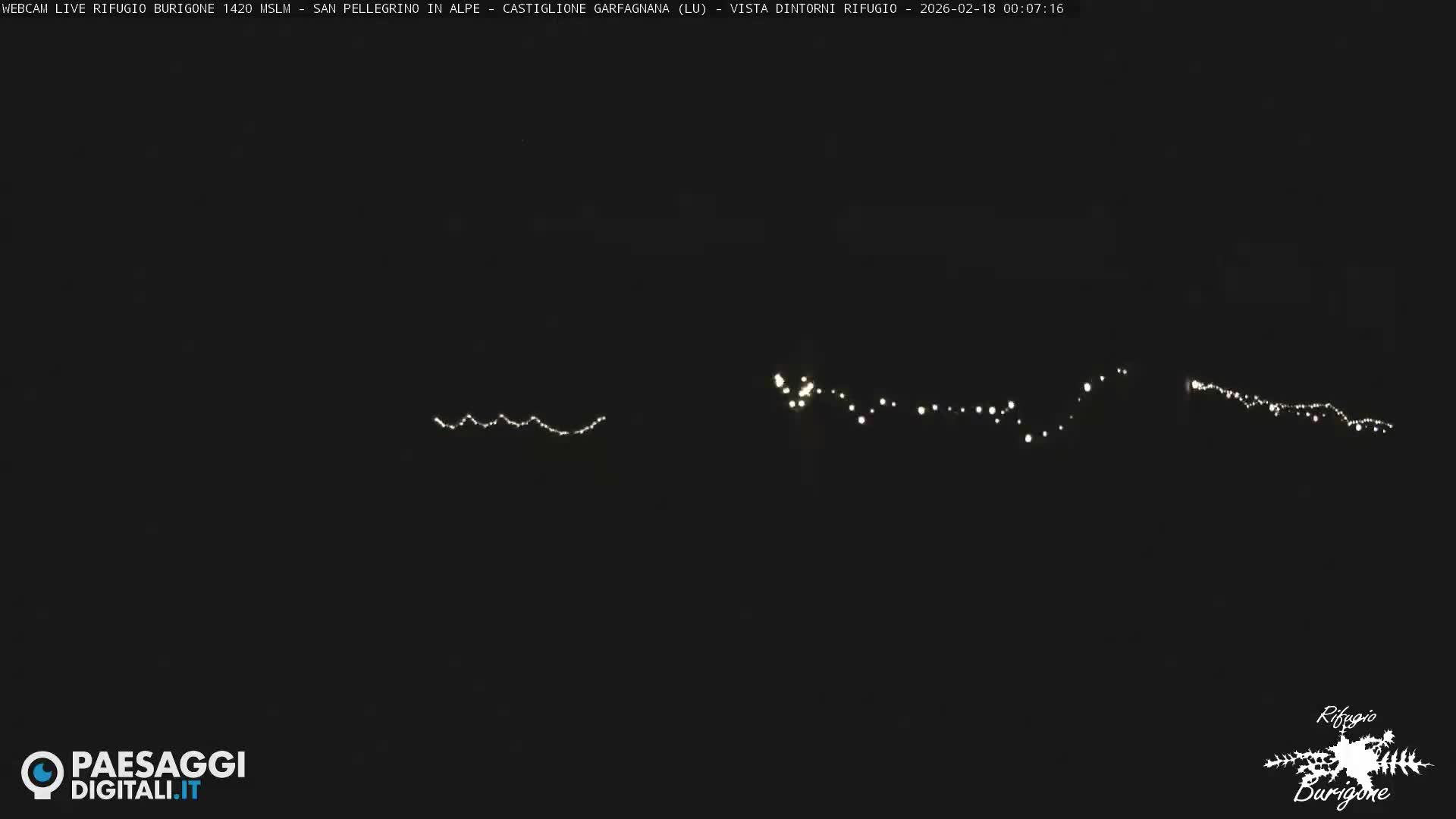 Garfagnana, Rifugio Burigone  Live Cam - Lucca, Tuscany, Italy