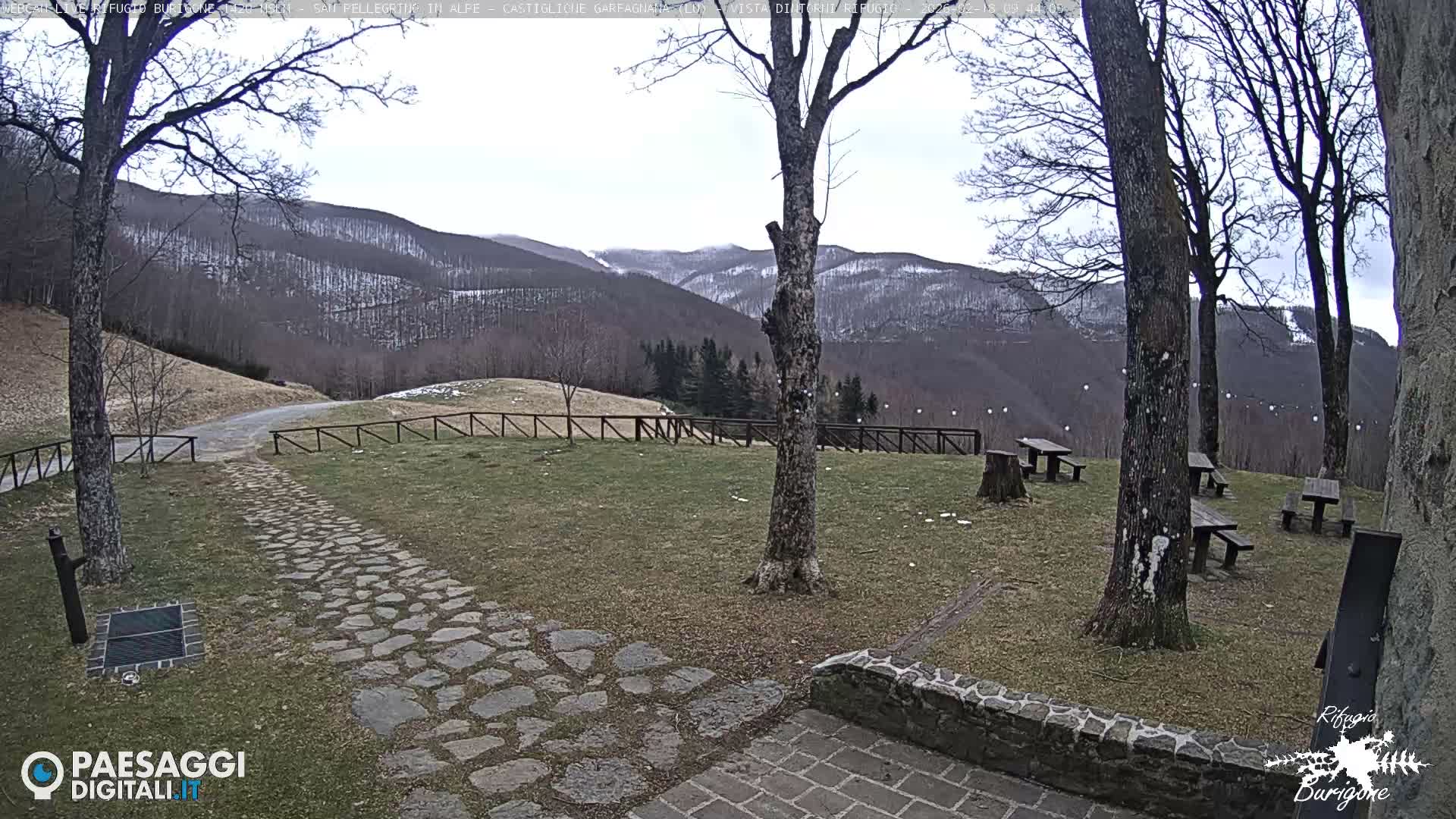 Garfagnana, Rifugio Burigone  Live Cam - Lucca, Tuscany, Italy