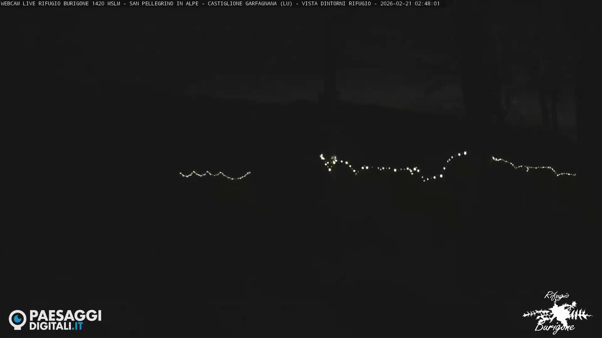 Garfagnana, Rifugio Burigone  Live Cam - Lucca, Tuscany, Italy