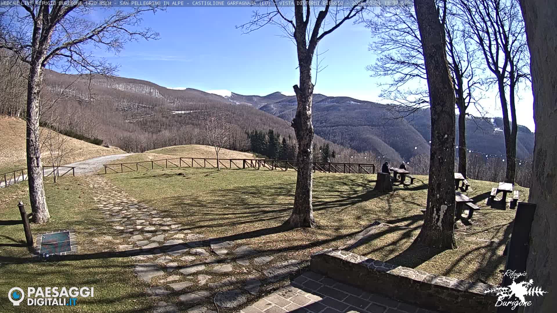 Garfagnana, Rifugio Burigone  Live Cam - Lucca, Tuscany, Italy