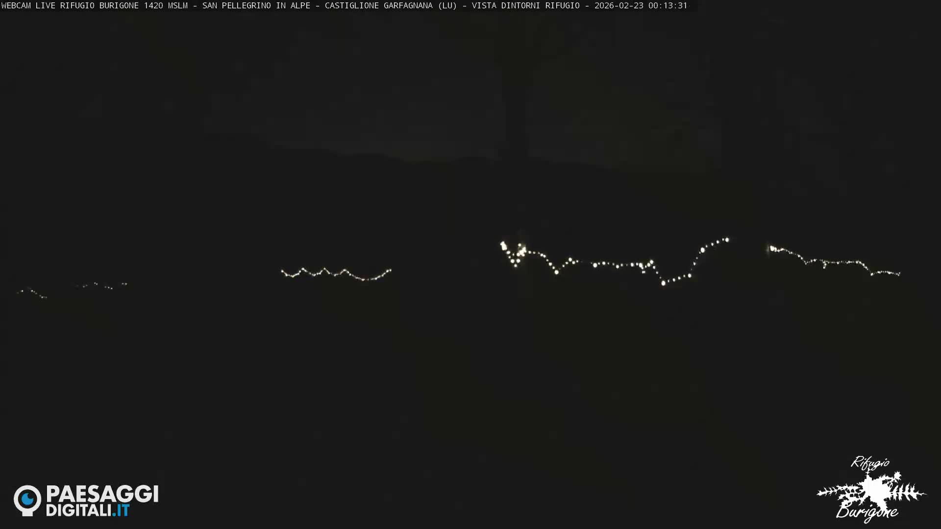 Garfagnana, Rifugio Burigone  Live Cam - Lucca, Tuscany, Italy