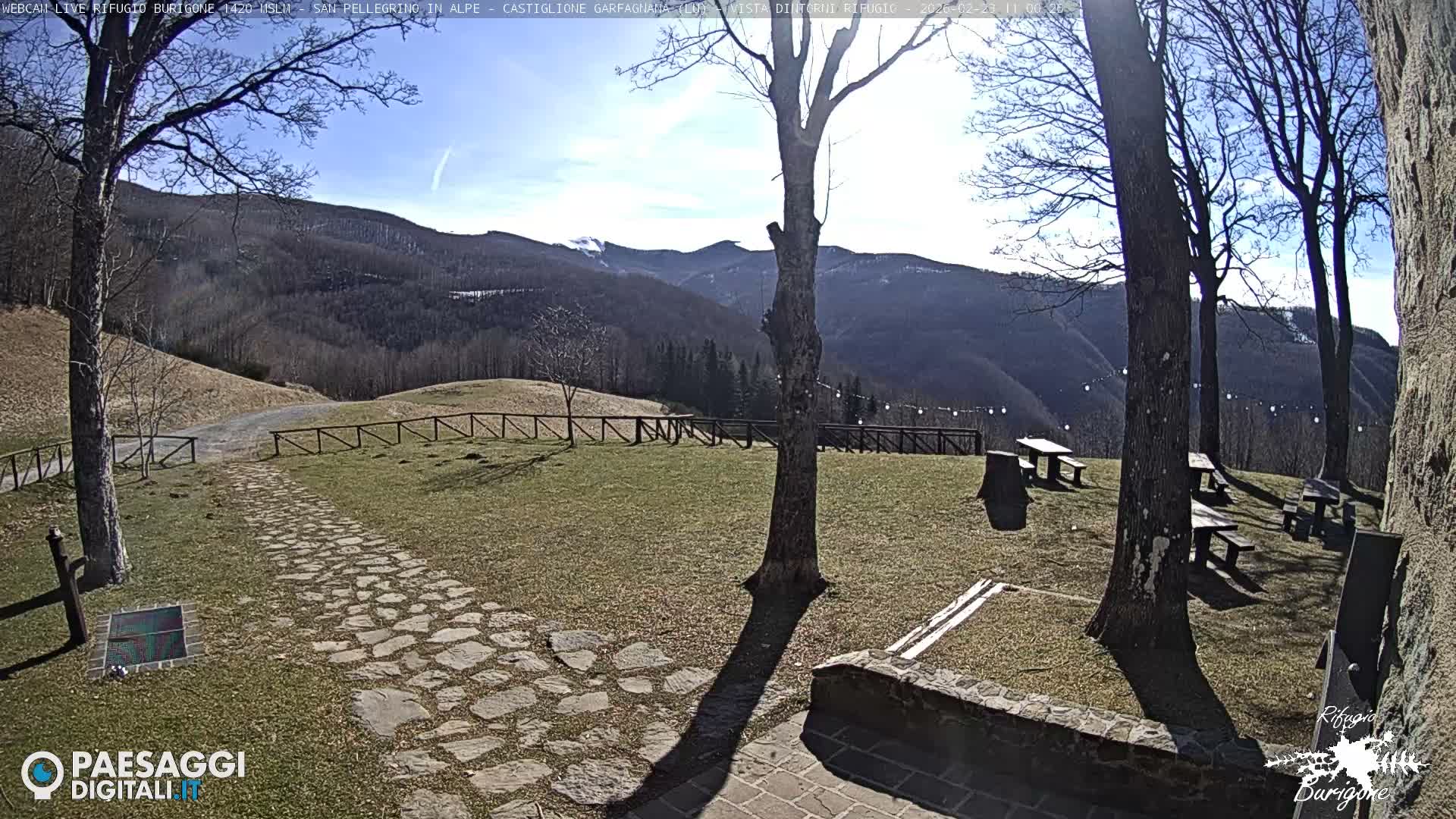 Garfagnana, Rifugio Burigone  Live Cam - Lucca, Tuscany, Italy