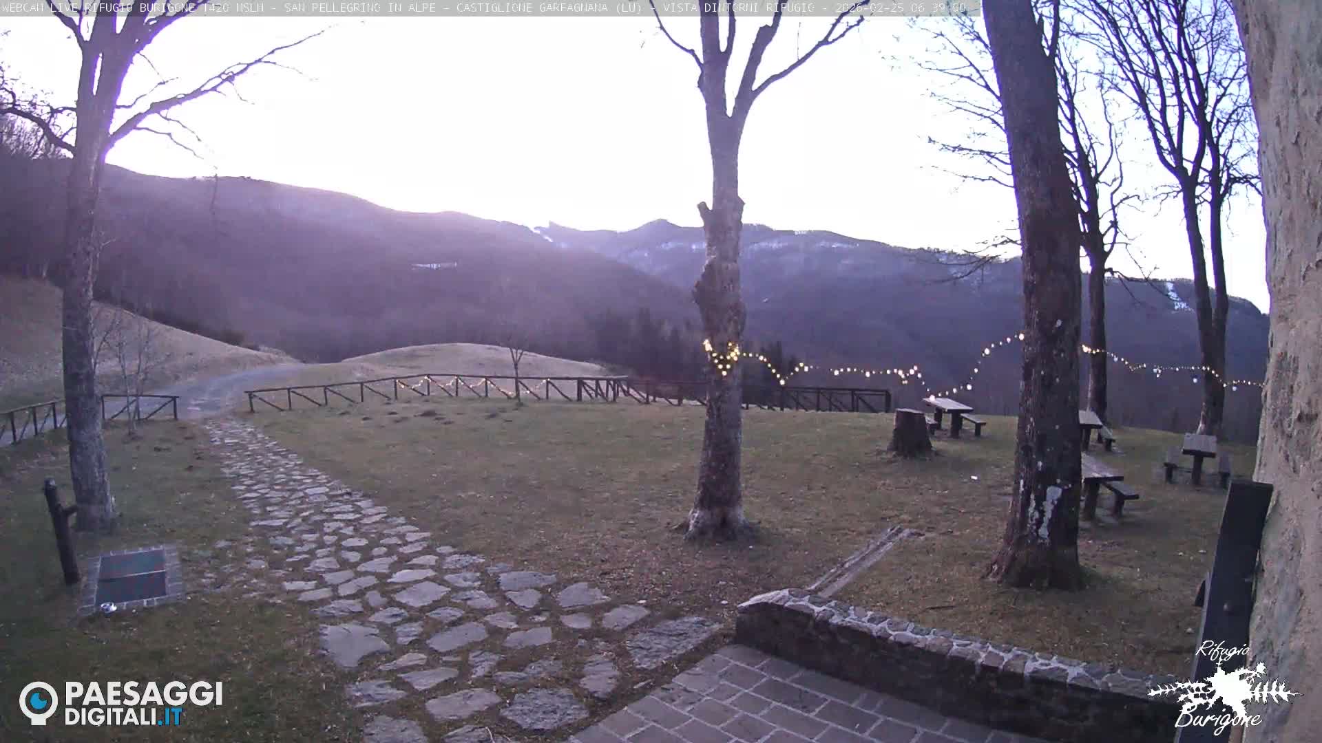 Garfagnana, Rifugio Burigone  Live Cam - Lucca, Tuscany, Italy