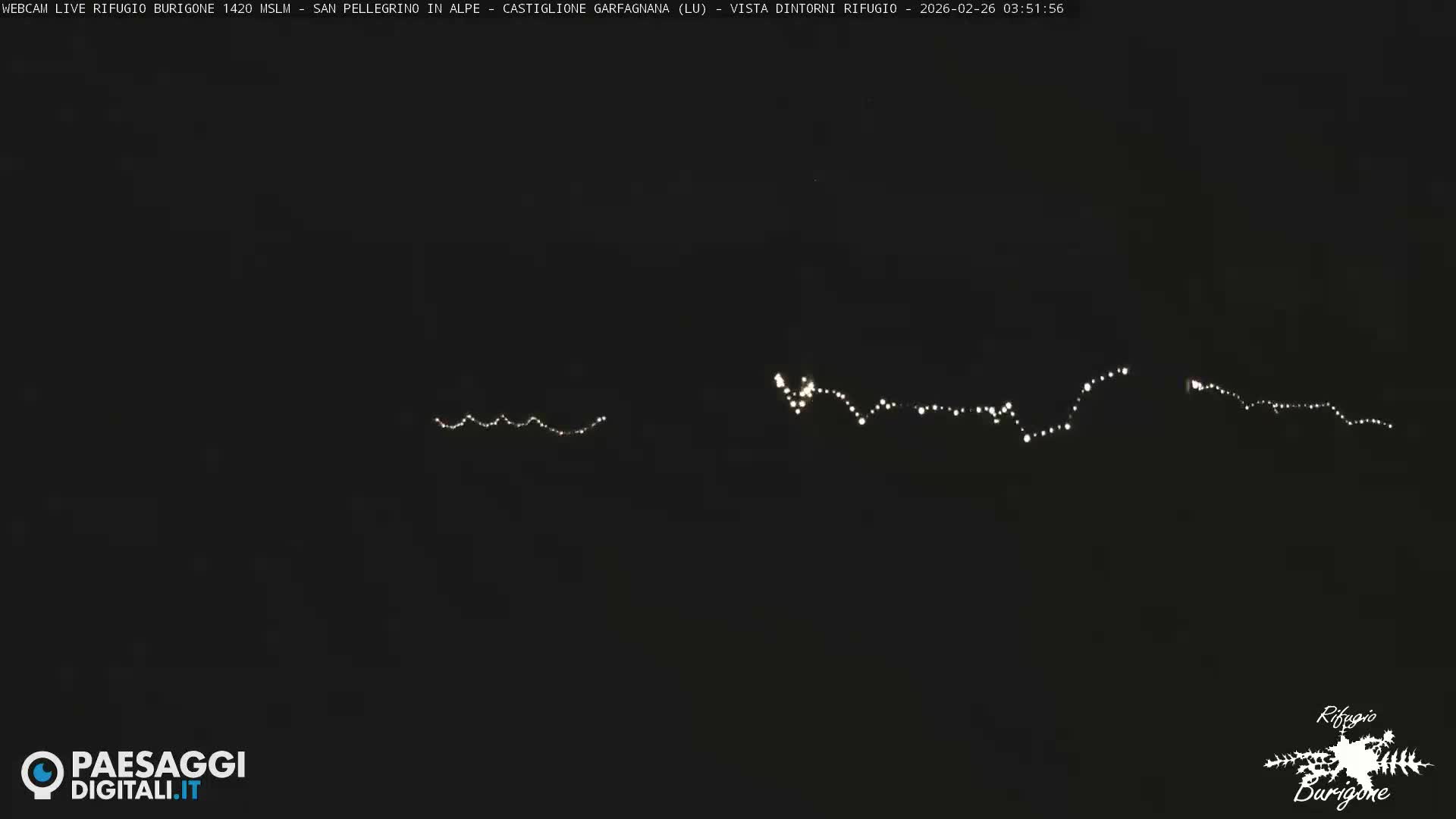 Garfagnana, Rifugio Burigone  Live Cam - Lucca, Tuscany, Italy