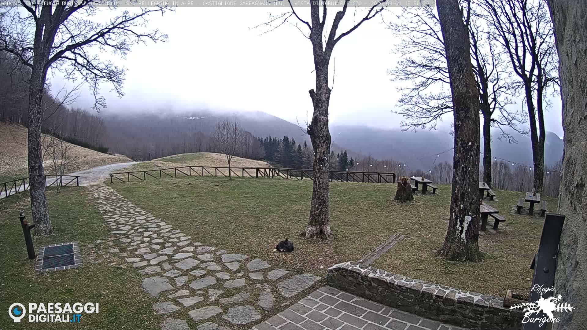 Garfagnana, Rifugio Burigone  Live Cam - Lucca, Tuscany, Italy
