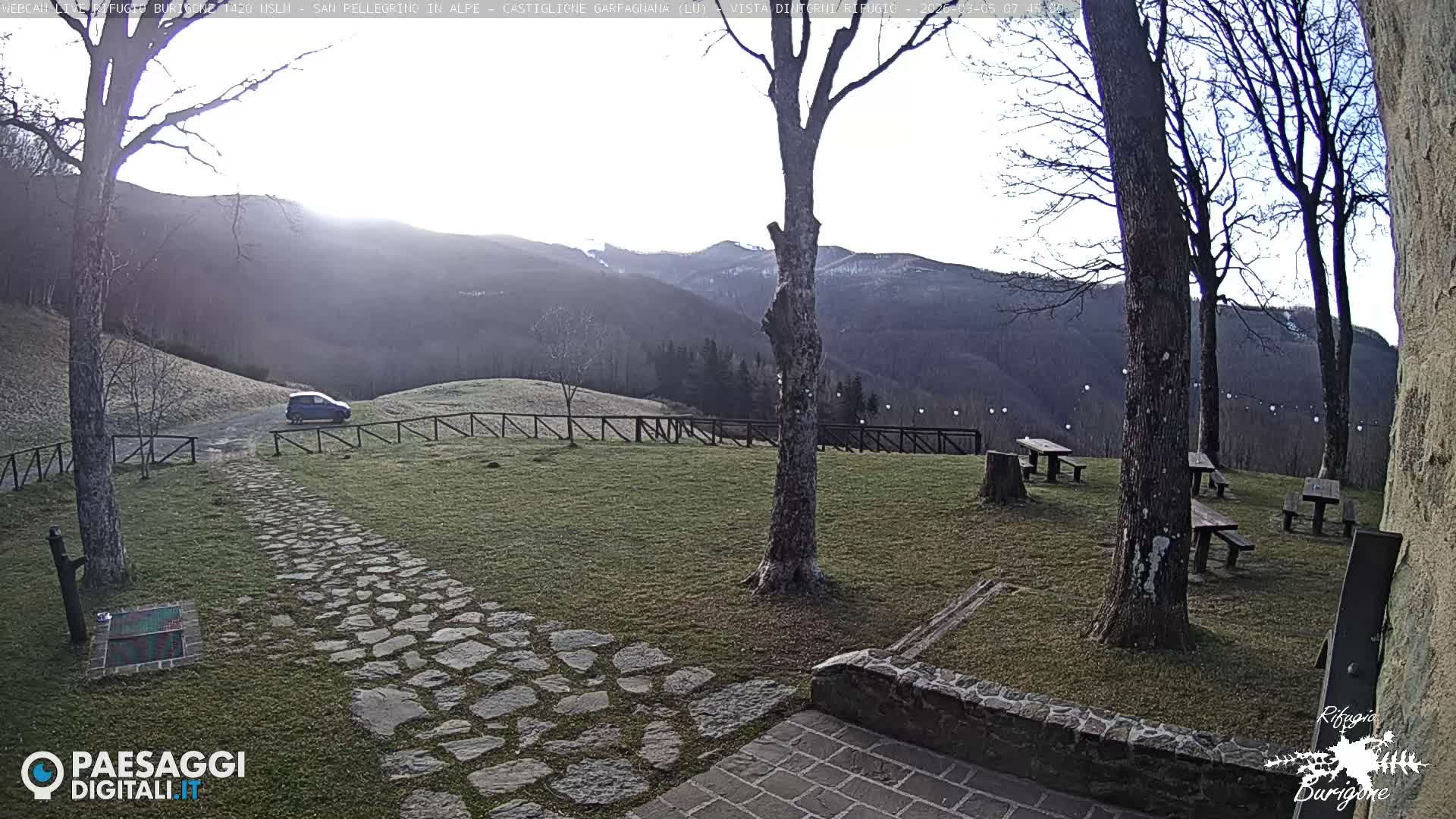 Garfagnana, Rifugio Burigone  Live Cam - Lucca, Tuscany, Italy