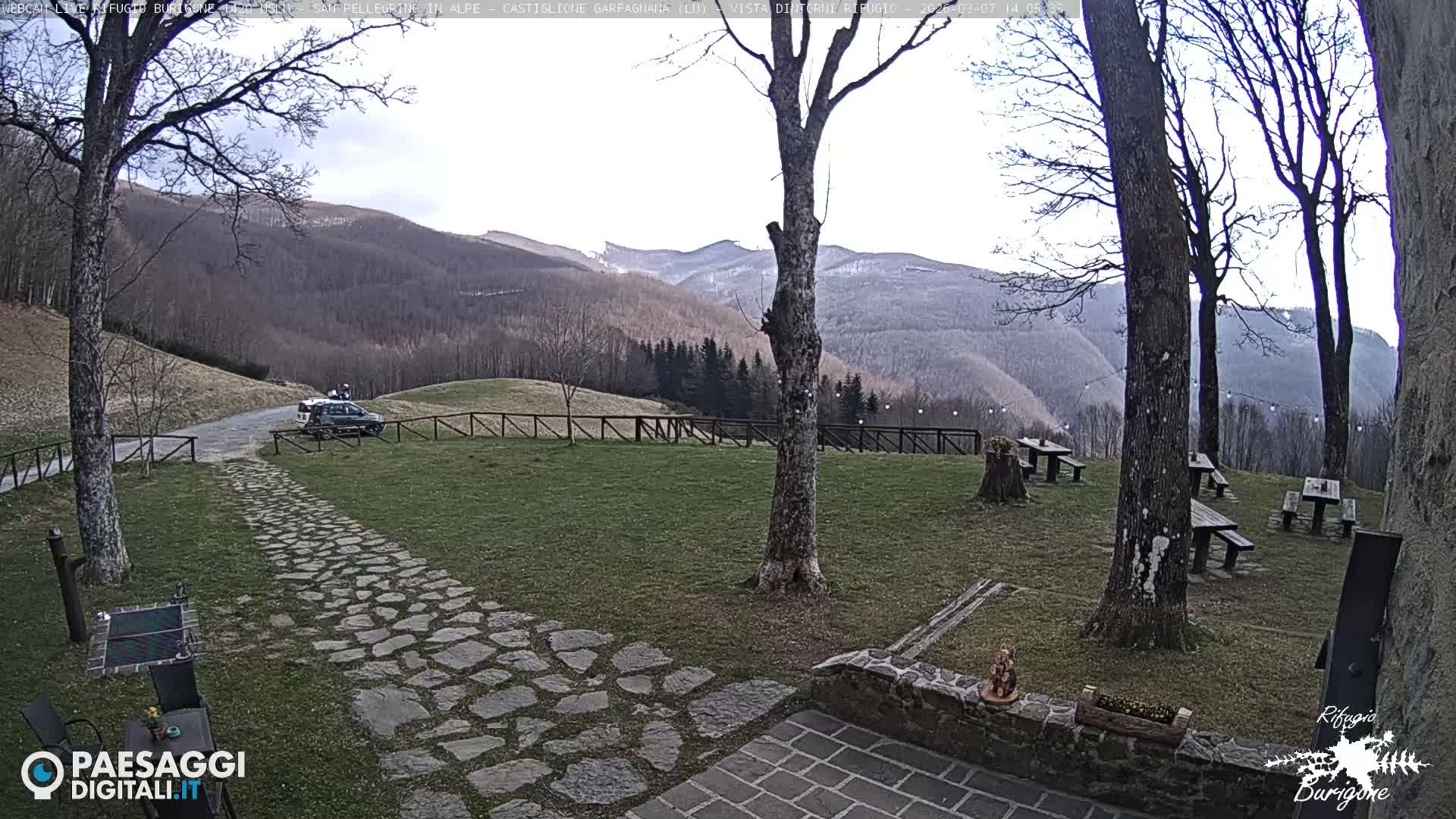 Garfagnana, Rifugio Burigone  Live Cam - Lucca, Tuscany, Italy