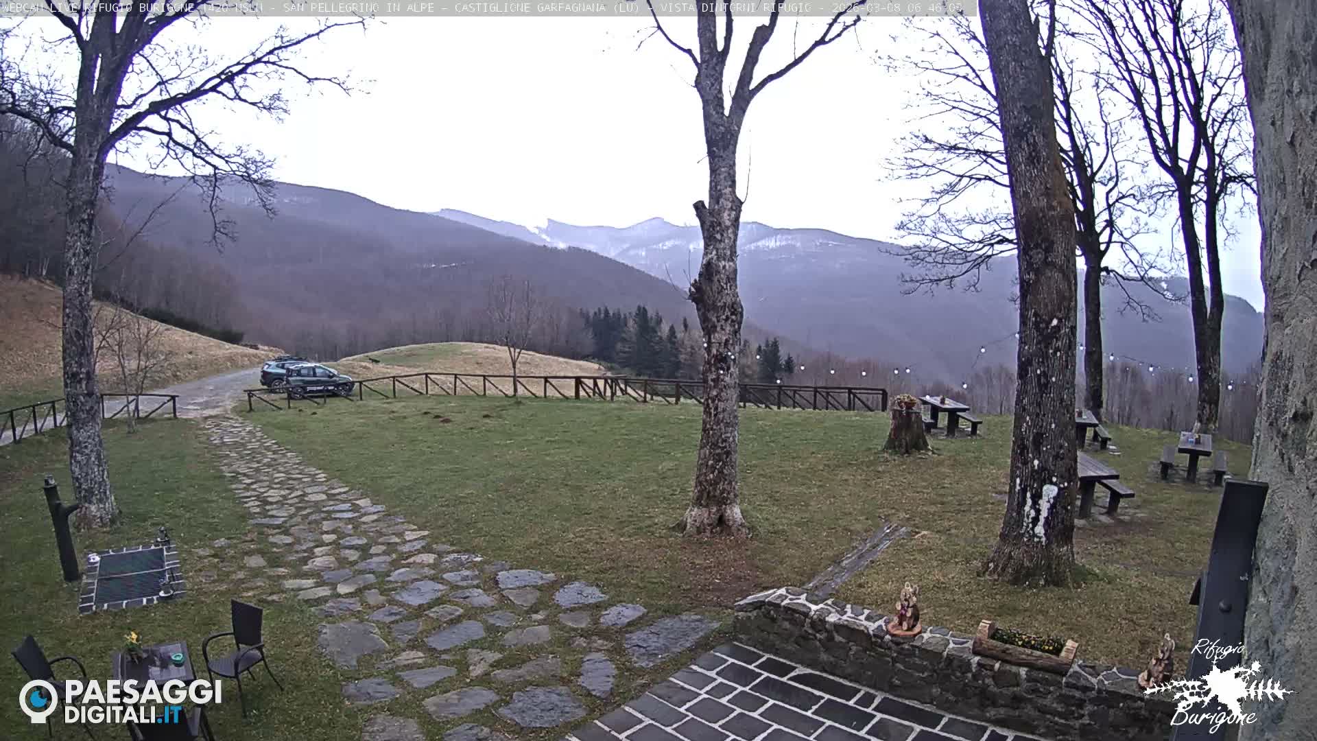Garfagnana, Rifugio Burigone  Live Cam - Lucca, Tuscany, Italy