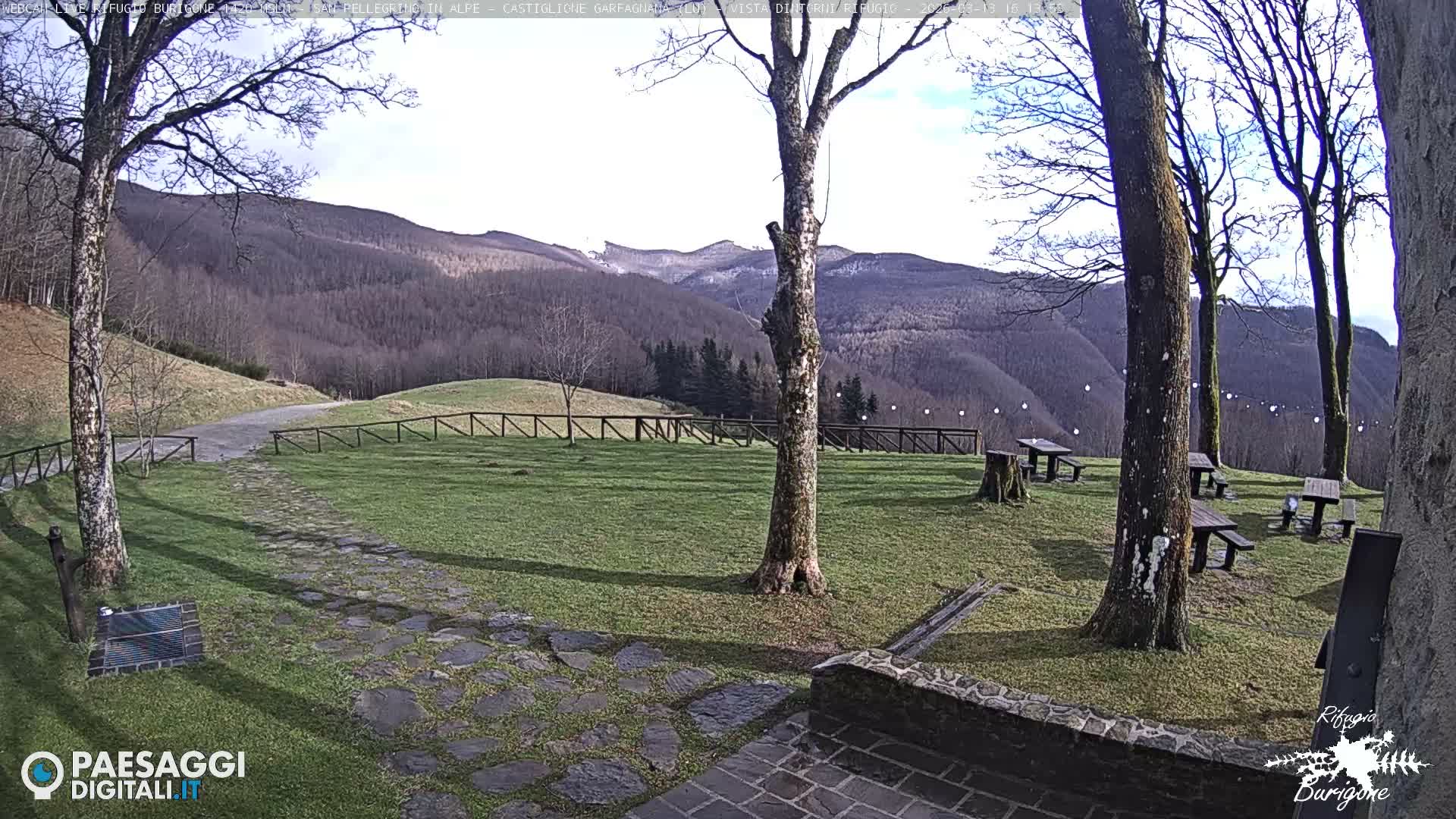 Garfagnana, Rifugio Burigone  Live Cam - Lucca, Tuscany, Italy