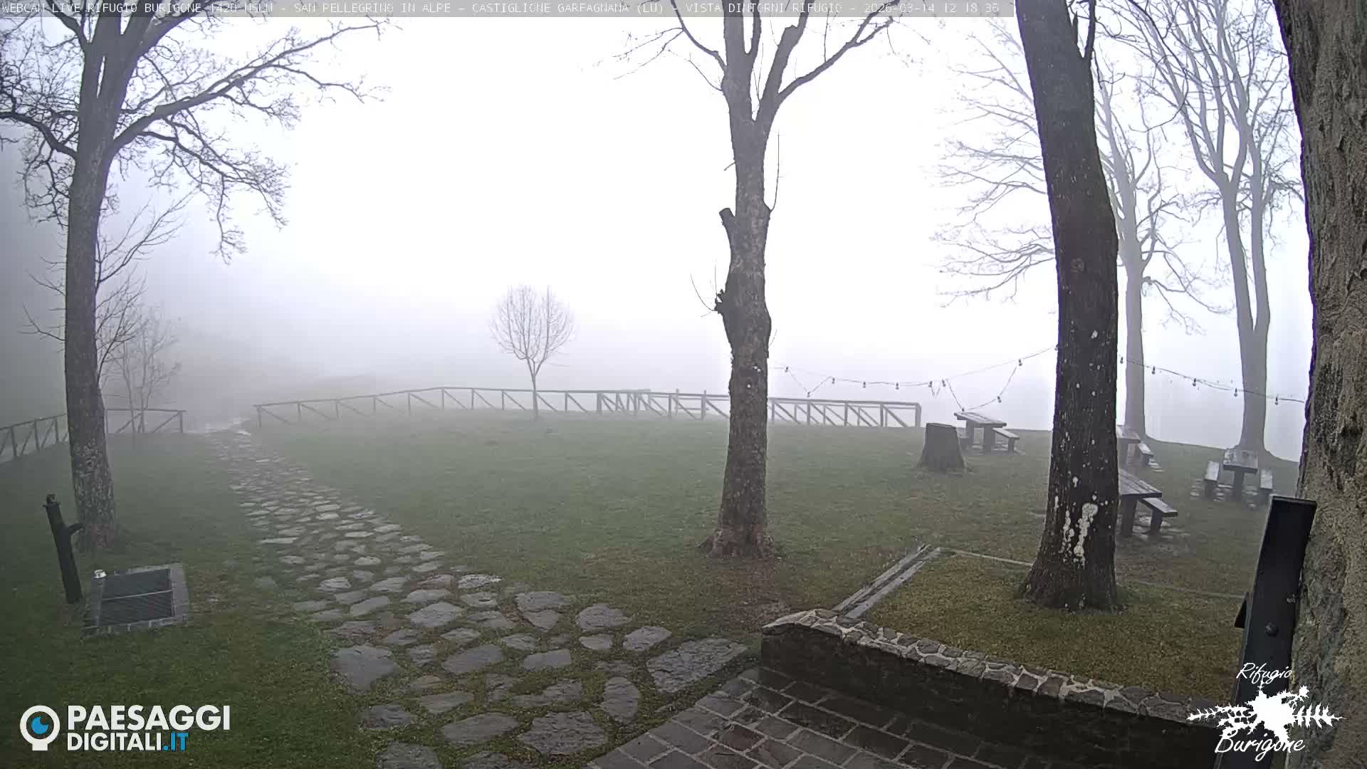 Garfagnana, Rifugio Burigone  Live Cam - Lucca, Tuscany, Italy