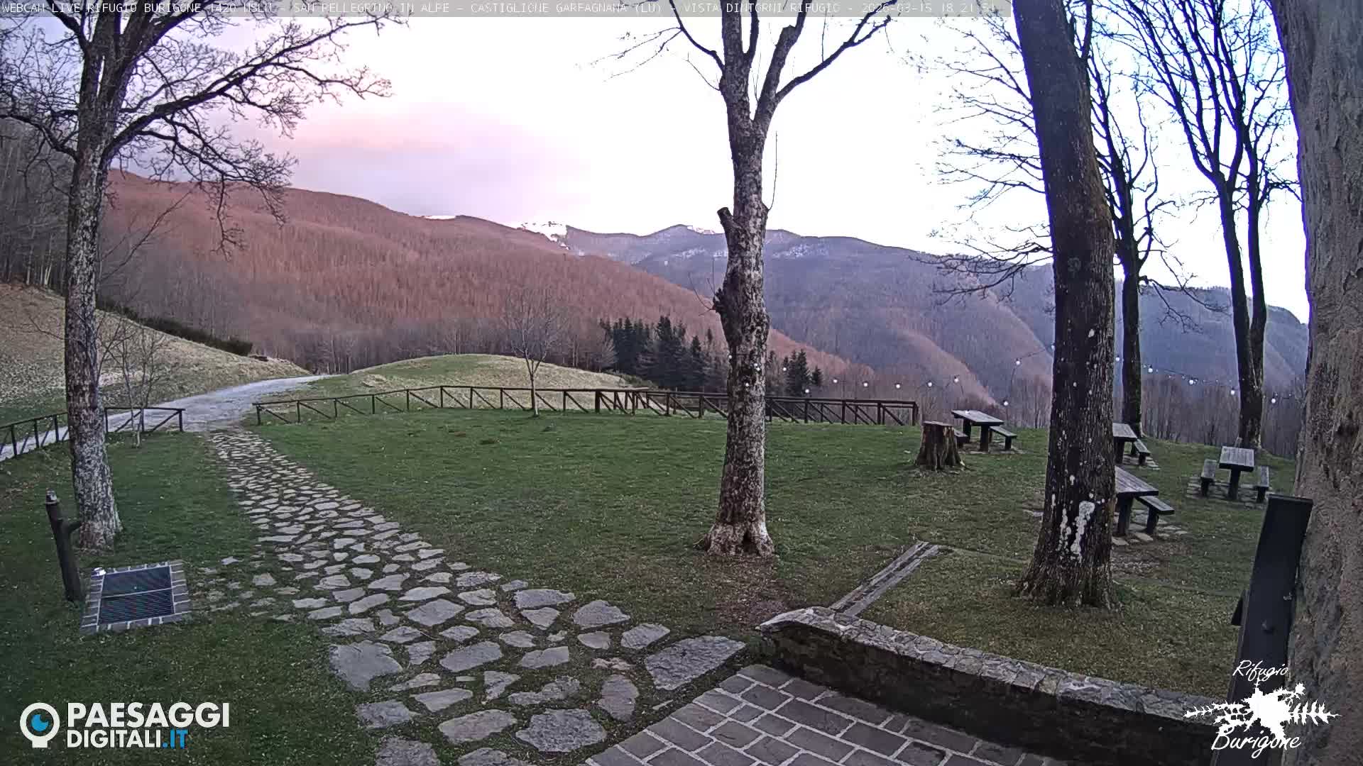 Garfagnana, Rifugio Burigone  Live Cam - Lucca, Tuscany, Italy