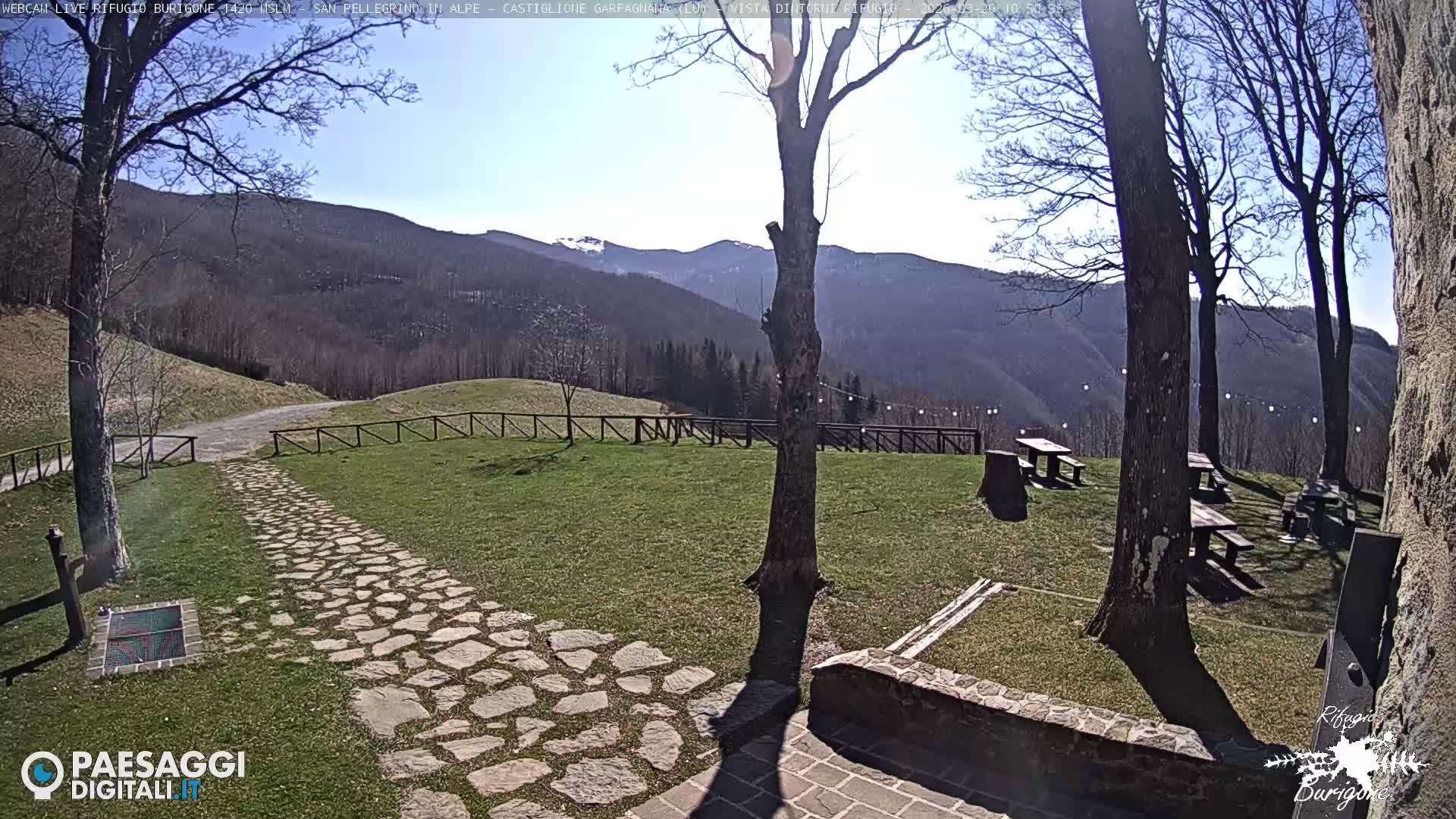 Garfagnana, Rifugio Burigone  Live Cam - Lucca, Tuscany, Italy