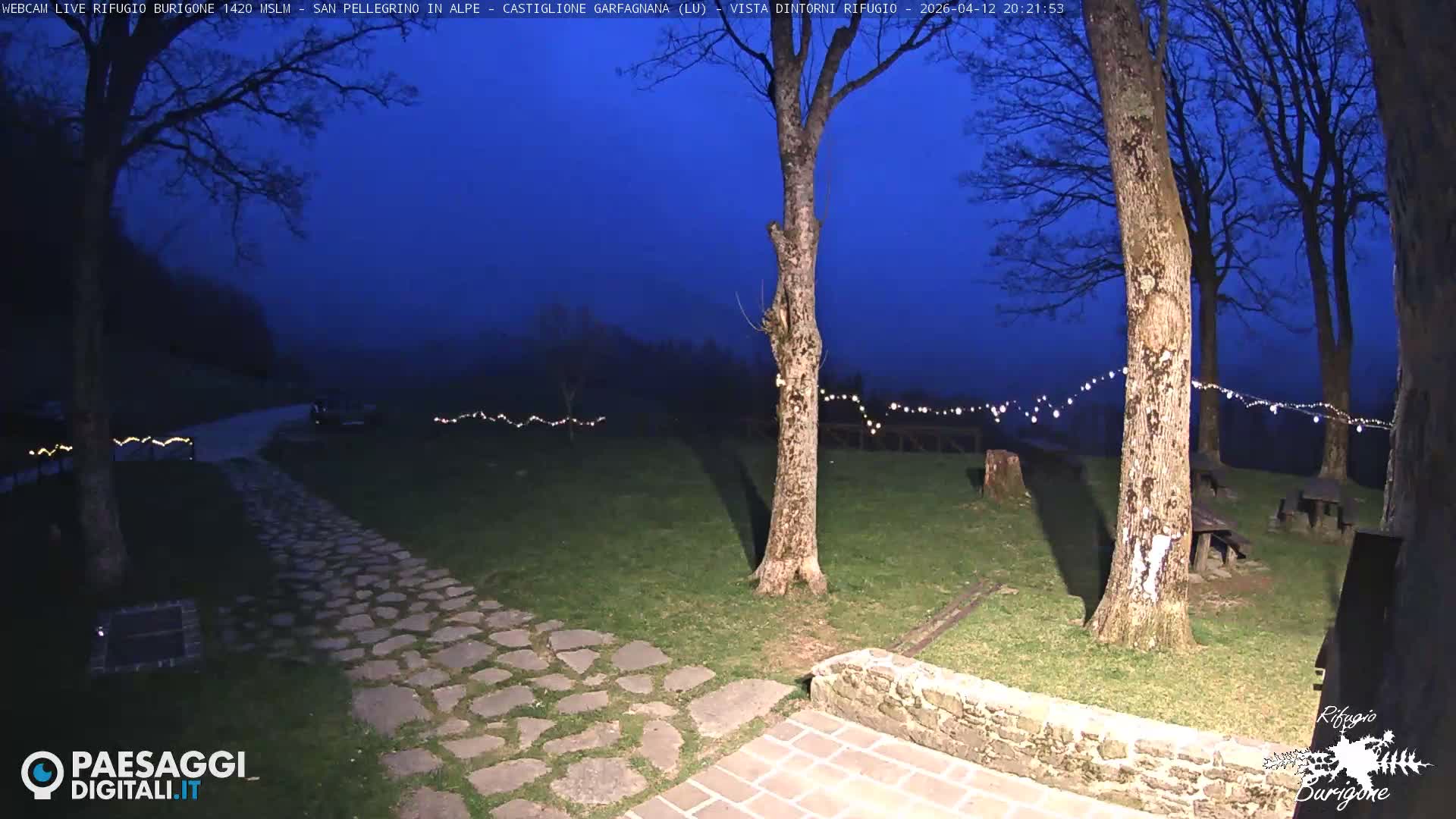 Garfagnana, Rifugio Burigone  Live Cam - Lucca, Tuscany, Italy