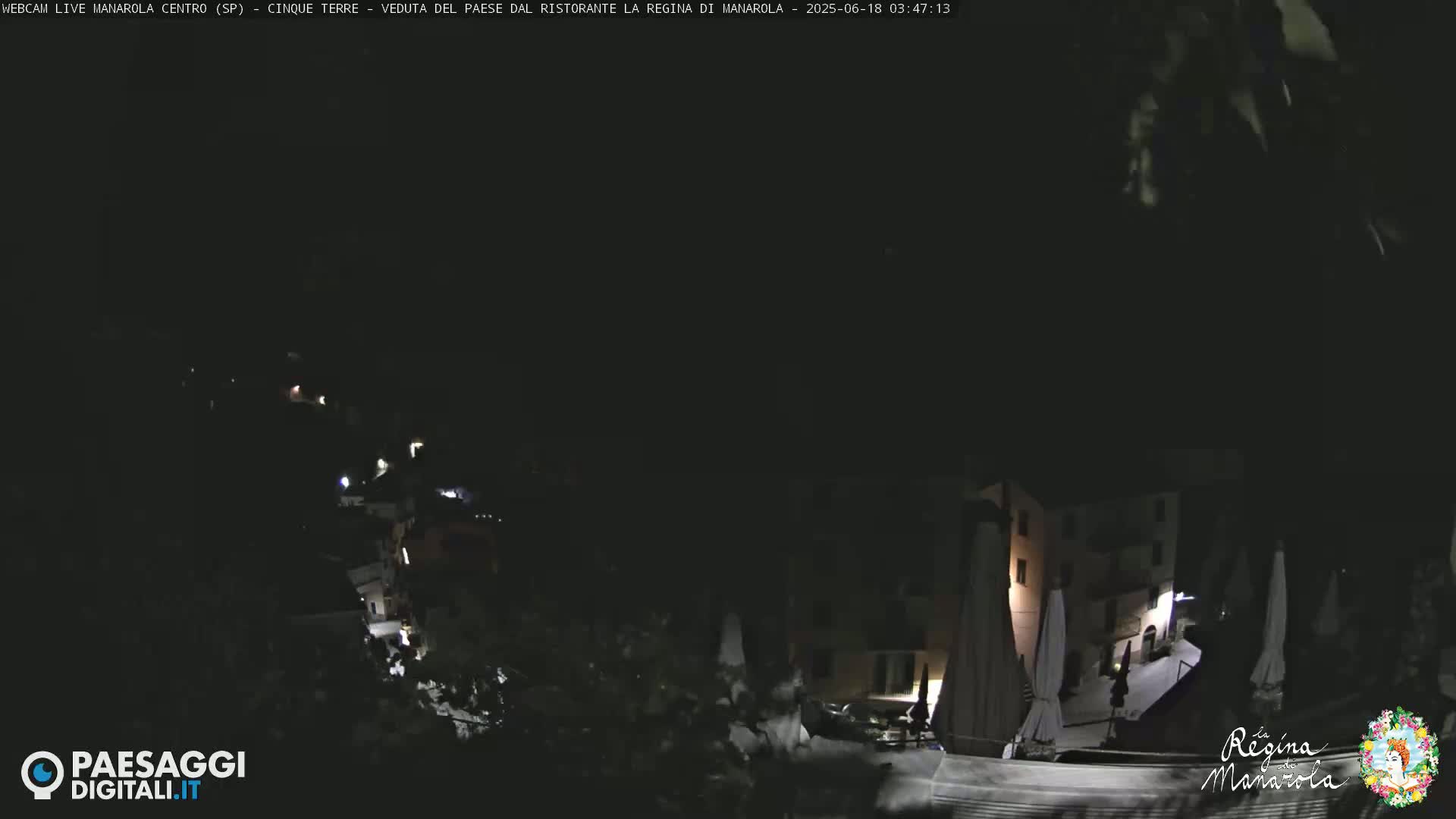 Cinque Terre, Manarola Village Main Square Live Cam - La Spezia, Linguria, Italy