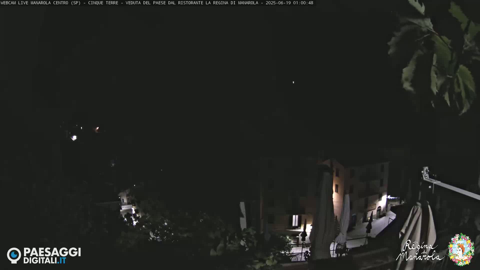 Cinque Terre, Manarola Village Main Square Live Cam - La Spezia, Linguria, Italy