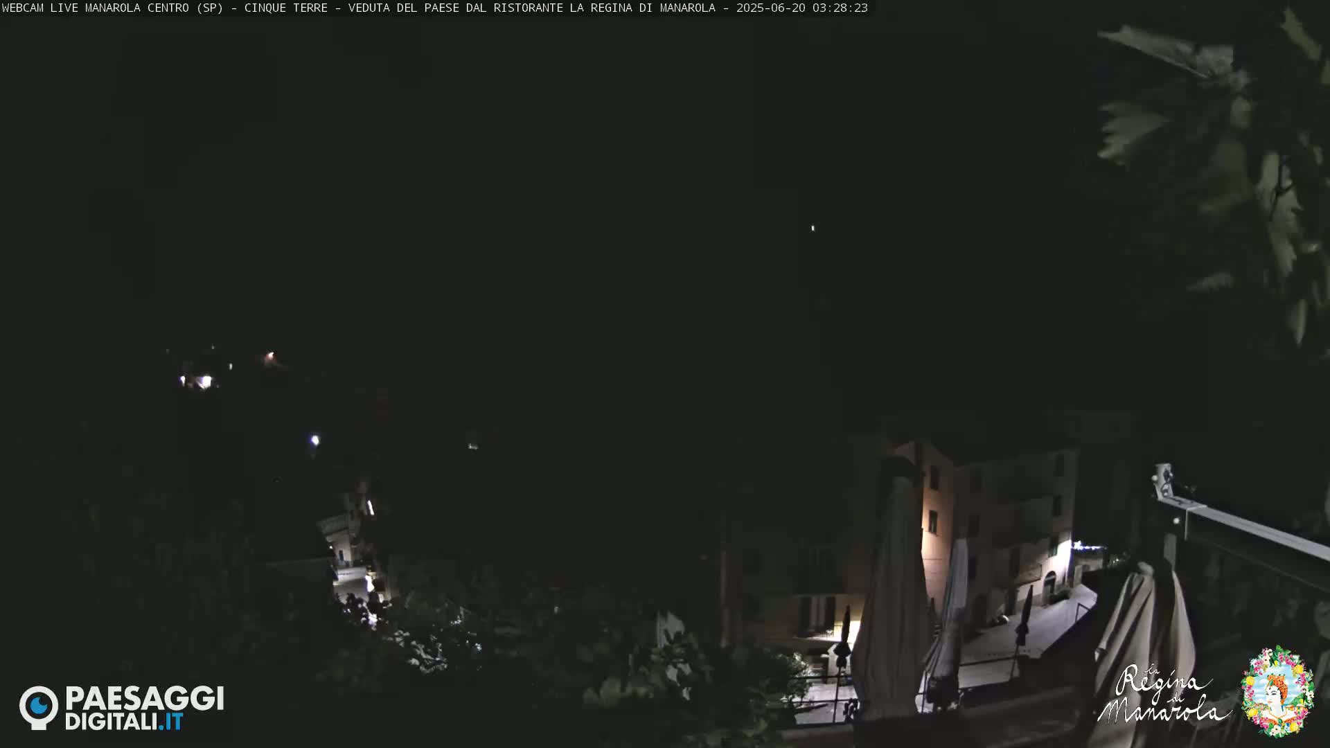 Cinque Terre, Manarola Village Main Square Live Cam - La Spezia, Linguria, Italy