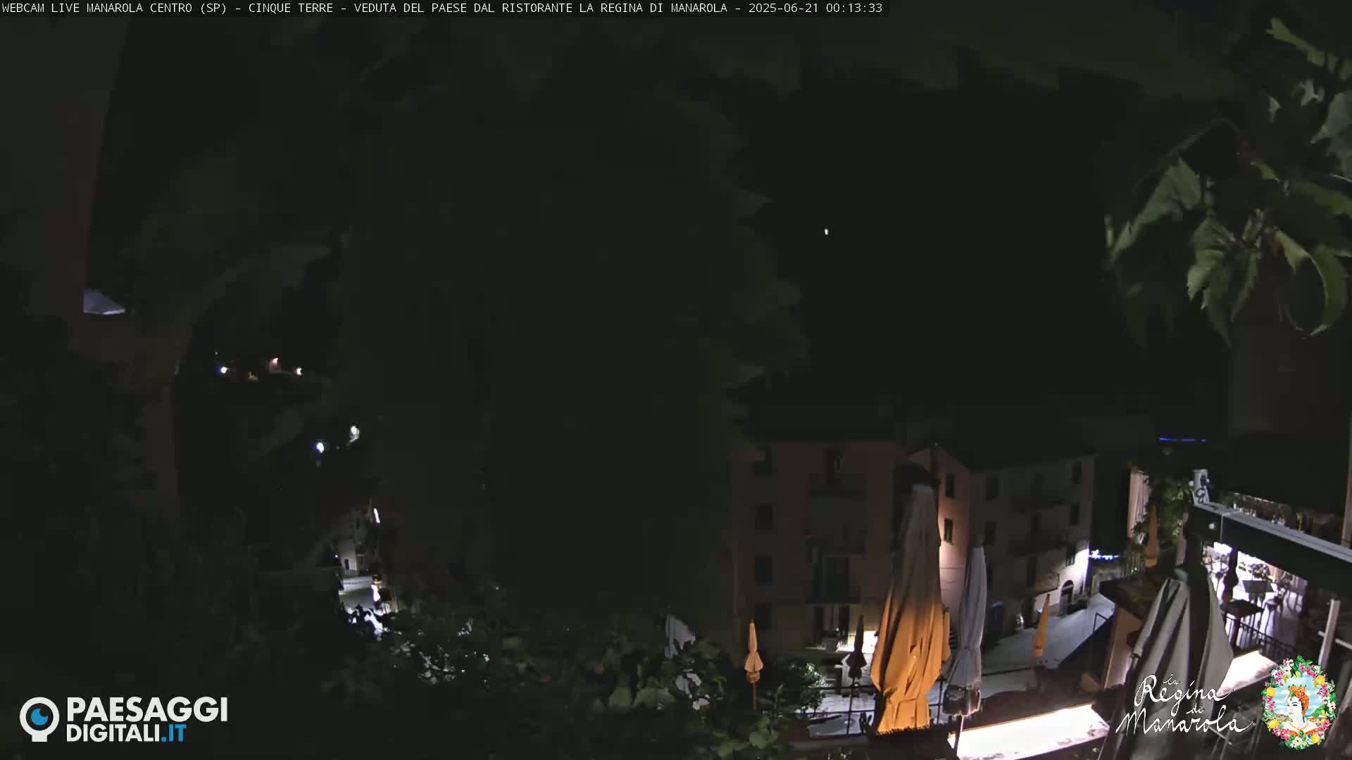 Cinque Terre, Manarola Village Main Square Live Cam - La Spezia, Linguria, Italy