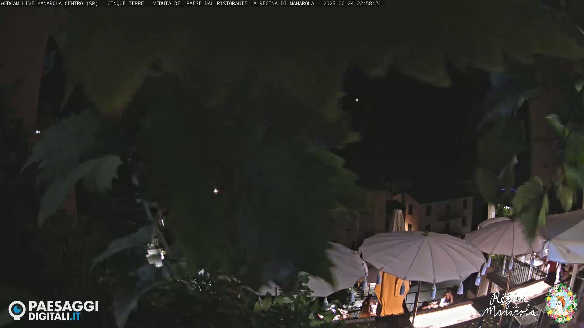 Cinque Terre, Manarola Village Main Square Live Cam - La Spezia, Linguria, Italy