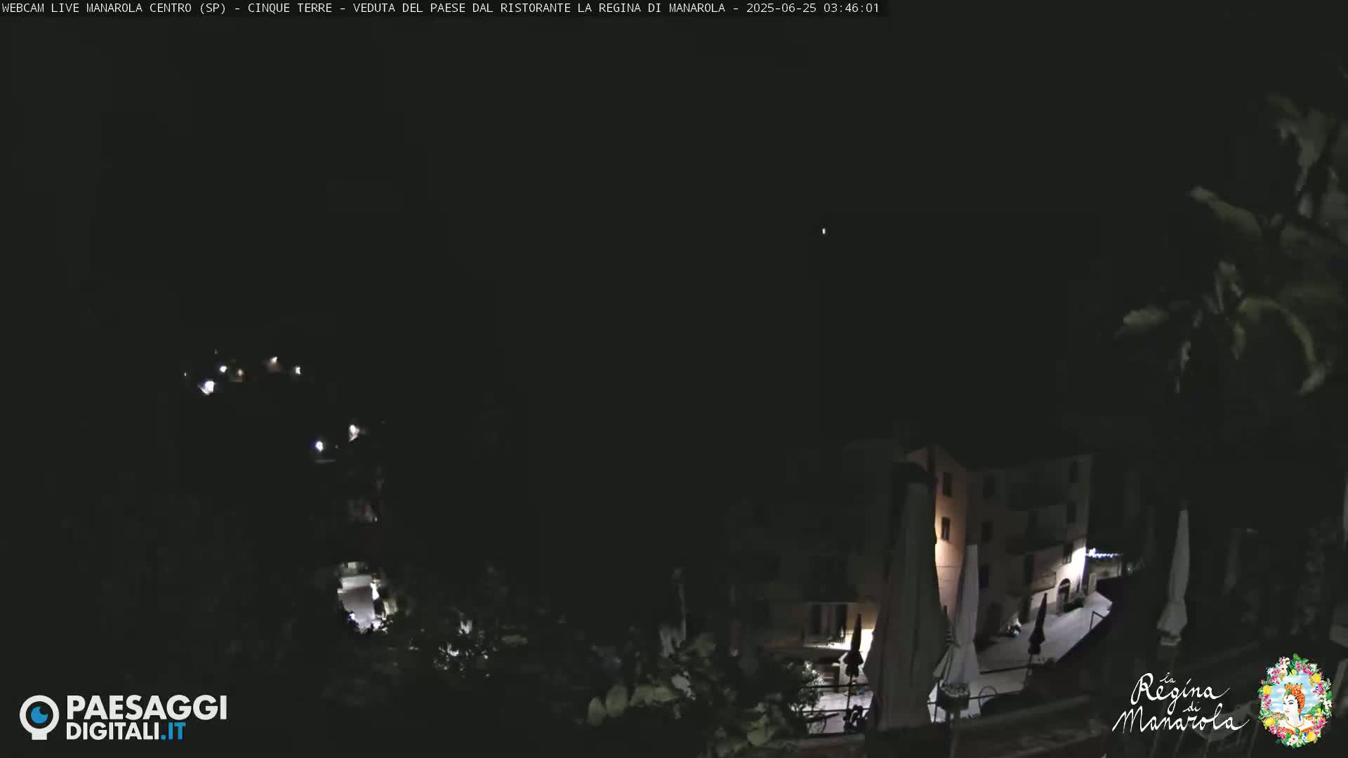 Cinque Terre, Manarola Village Main Square Live Cam - La Spezia, Linguria, Italy