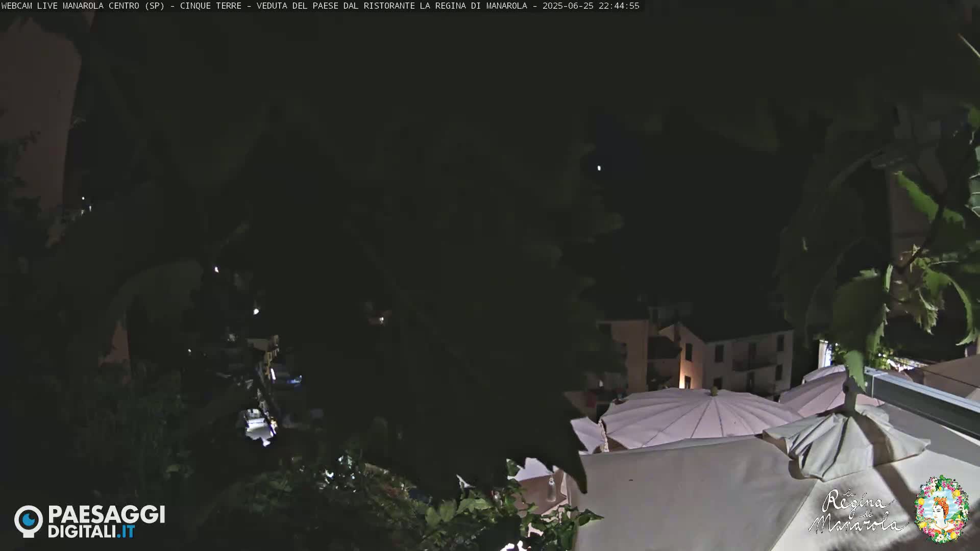 Cinque Terre, Manarola Village Main Square Live Cam - La Spezia, Linguria, Italy