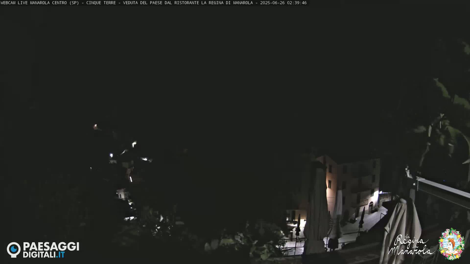 Cinque Terre, Manarola Village Main Square Live Cam - La Spezia, Linguria, Italy