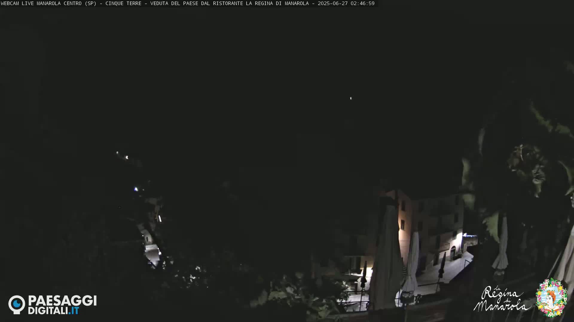Cinque Terre, Manarola Village Main Square Live Cam - La Spezia, Linguria, Italy