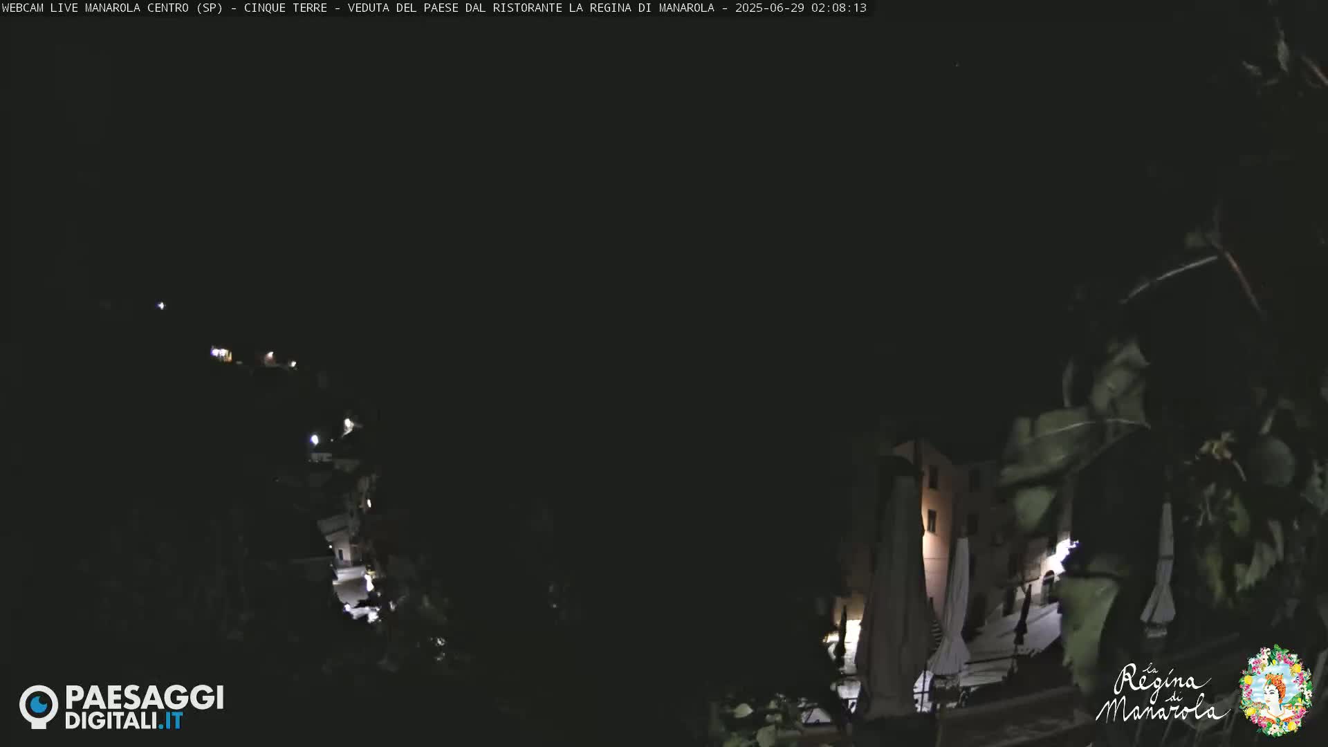 Cinque Terre, Manarola Village Main Square Live Cam - La Spezia, Linguria, Italy