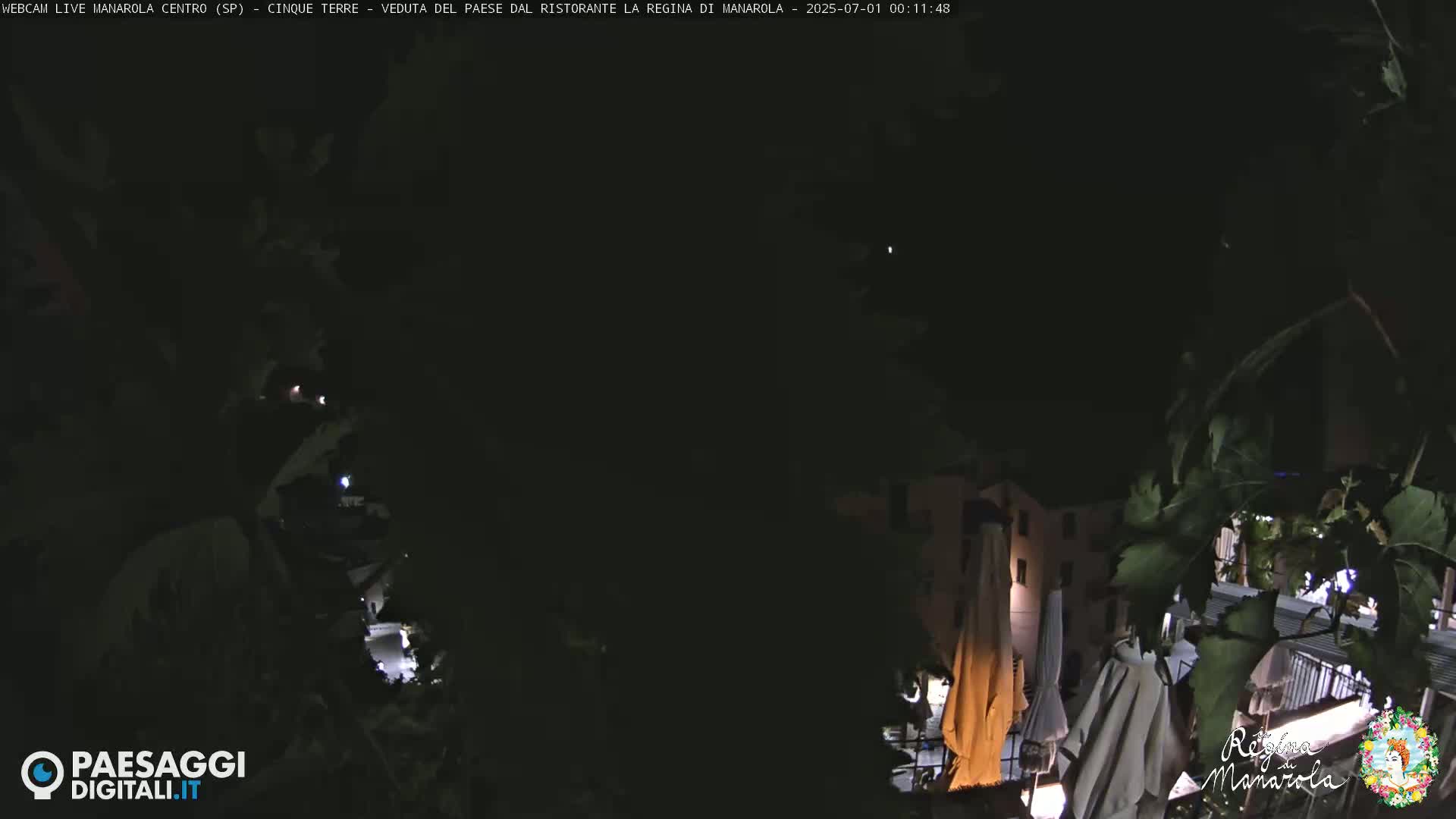 Cinque Terre, Manarola Village Main Square Live Cam - La Spezia, Linguria, Italy