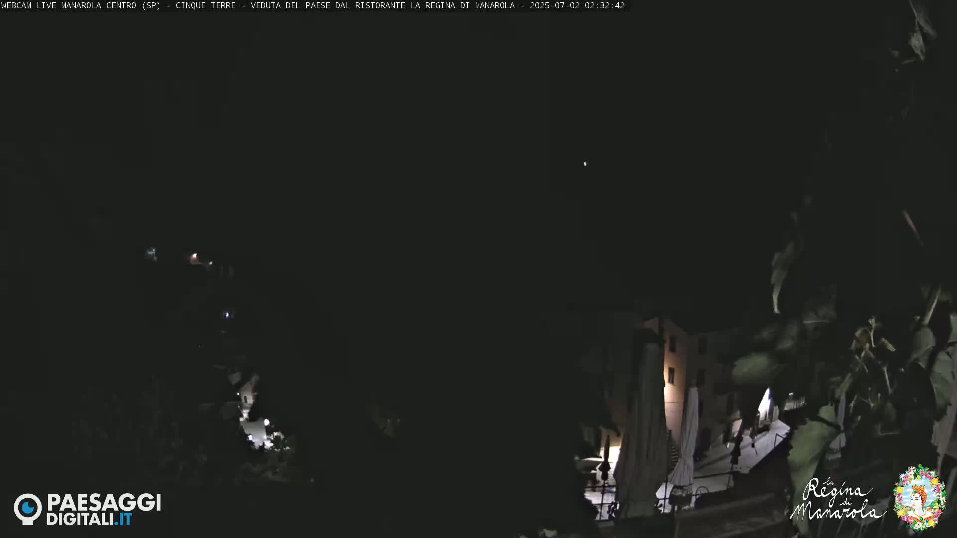 Cinque Terre, Manarola Village Main Square Live Cam - La Spezia, Linguria, Italy