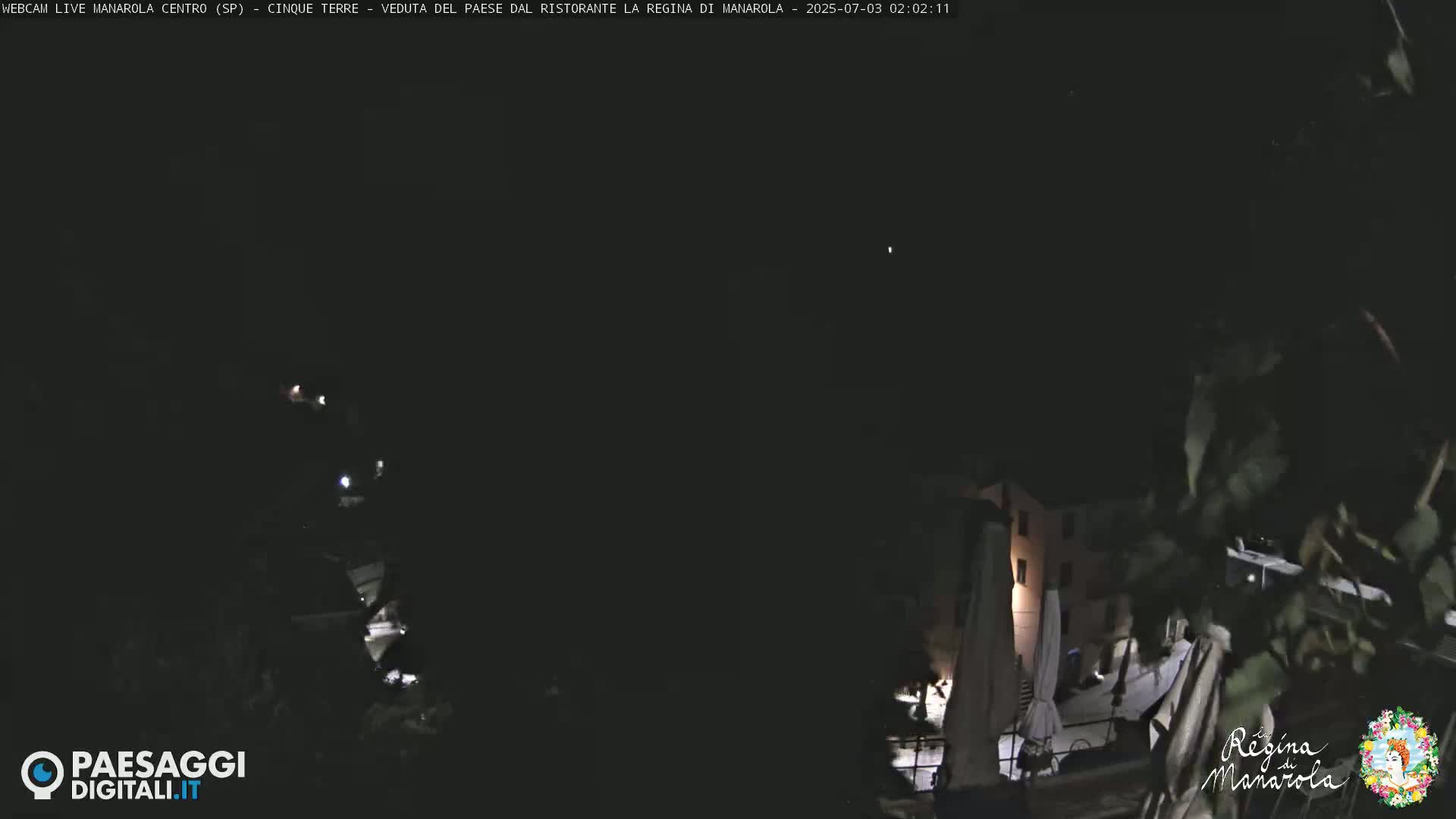 Cinque Terre, Manarola Village Main Square Live Cam - La Spezia, Linguria, Italy