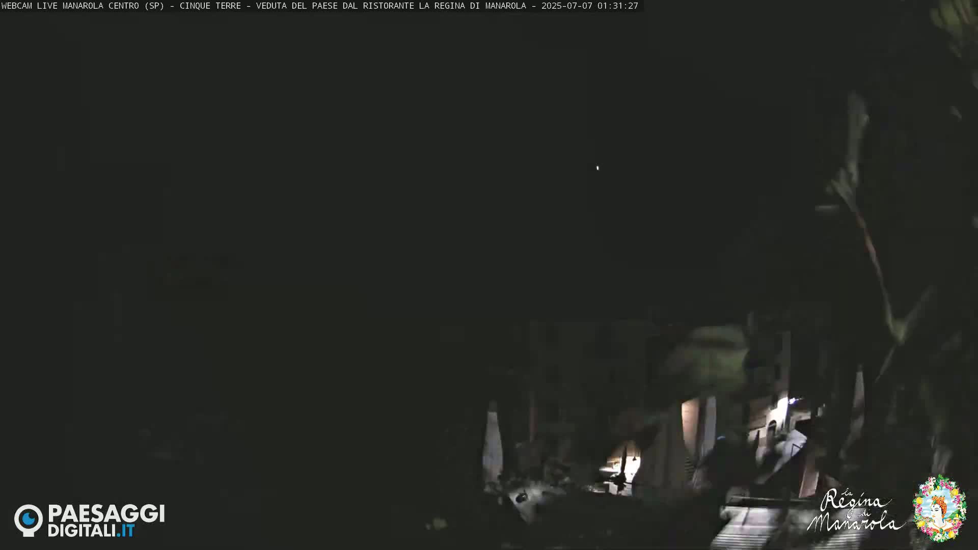 Cinque Terre, Manarola Village Main Square Live Cam - La Spezia, Linguria, Italy