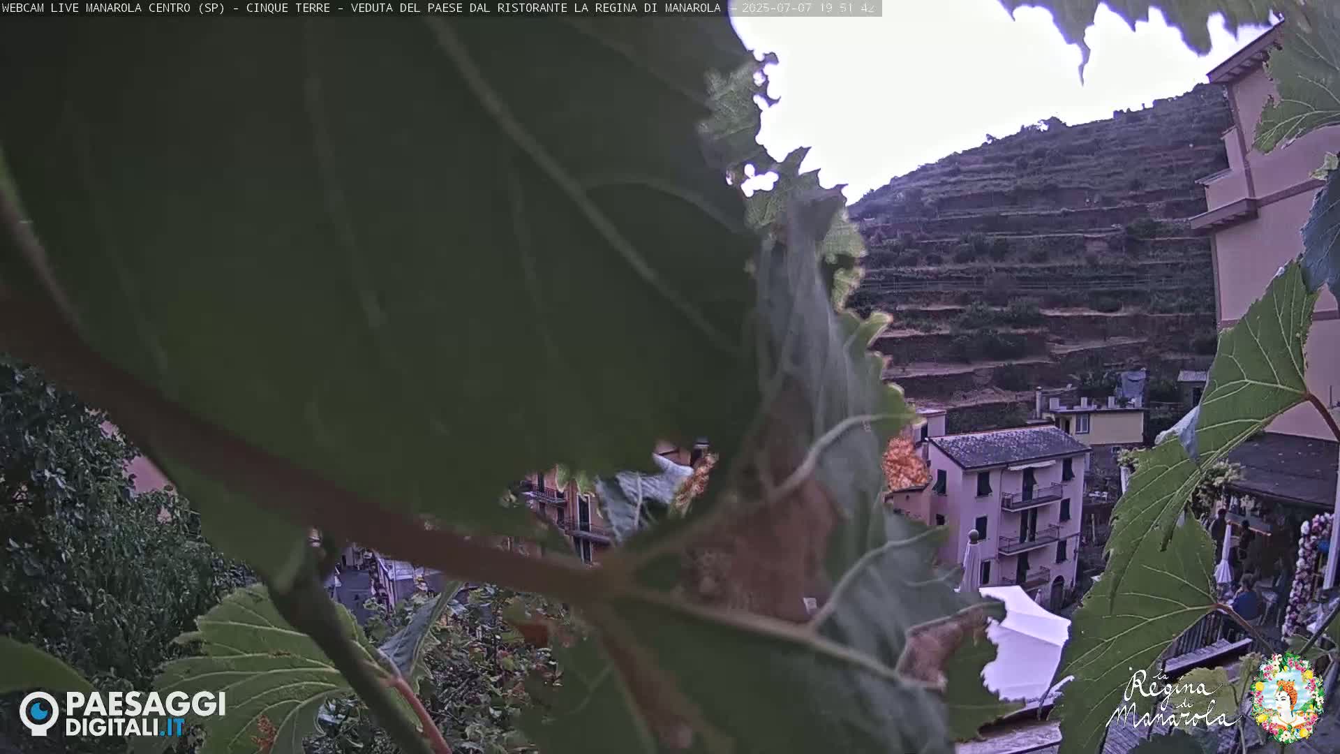 Cinque Terre, Manarola Village Main Square Live Cam - La Spezia, Linguria, Italy