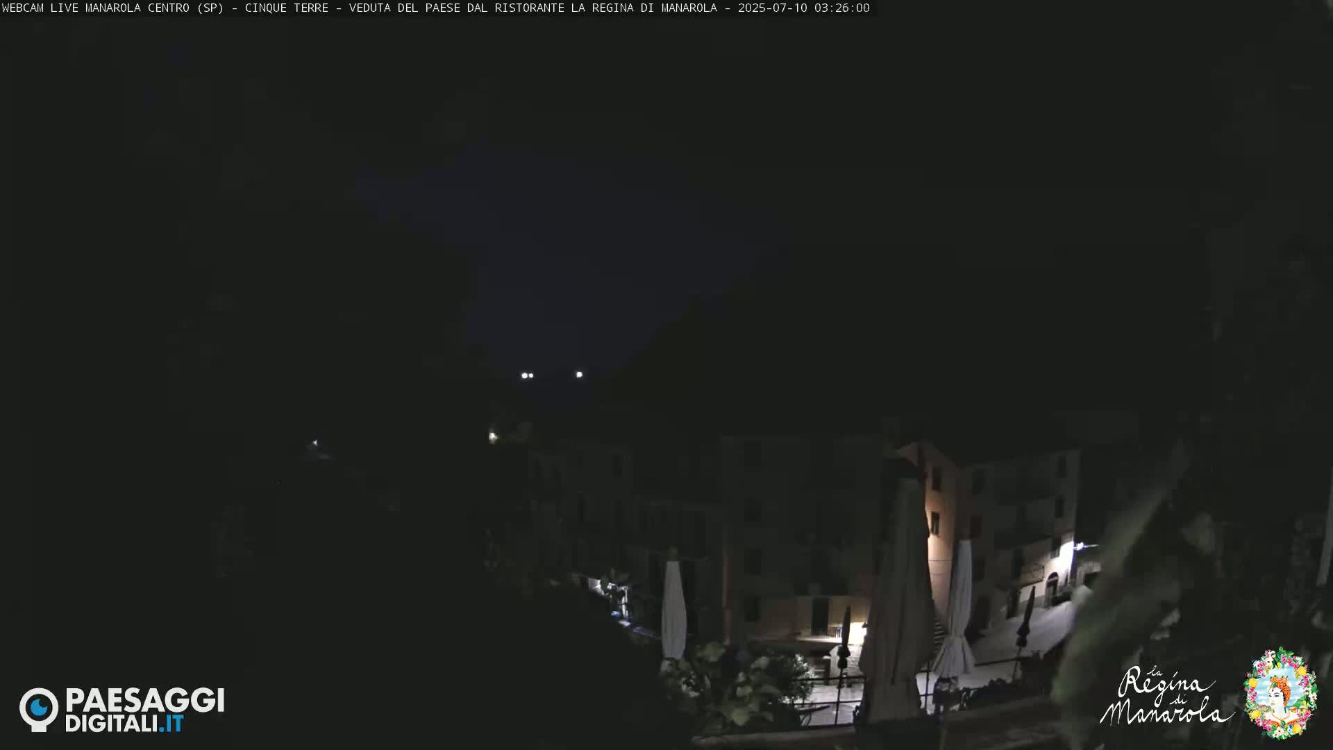 Cinque Terre, Manarola Village Main Square Live Cam - La Spezia, Linguria, Italy