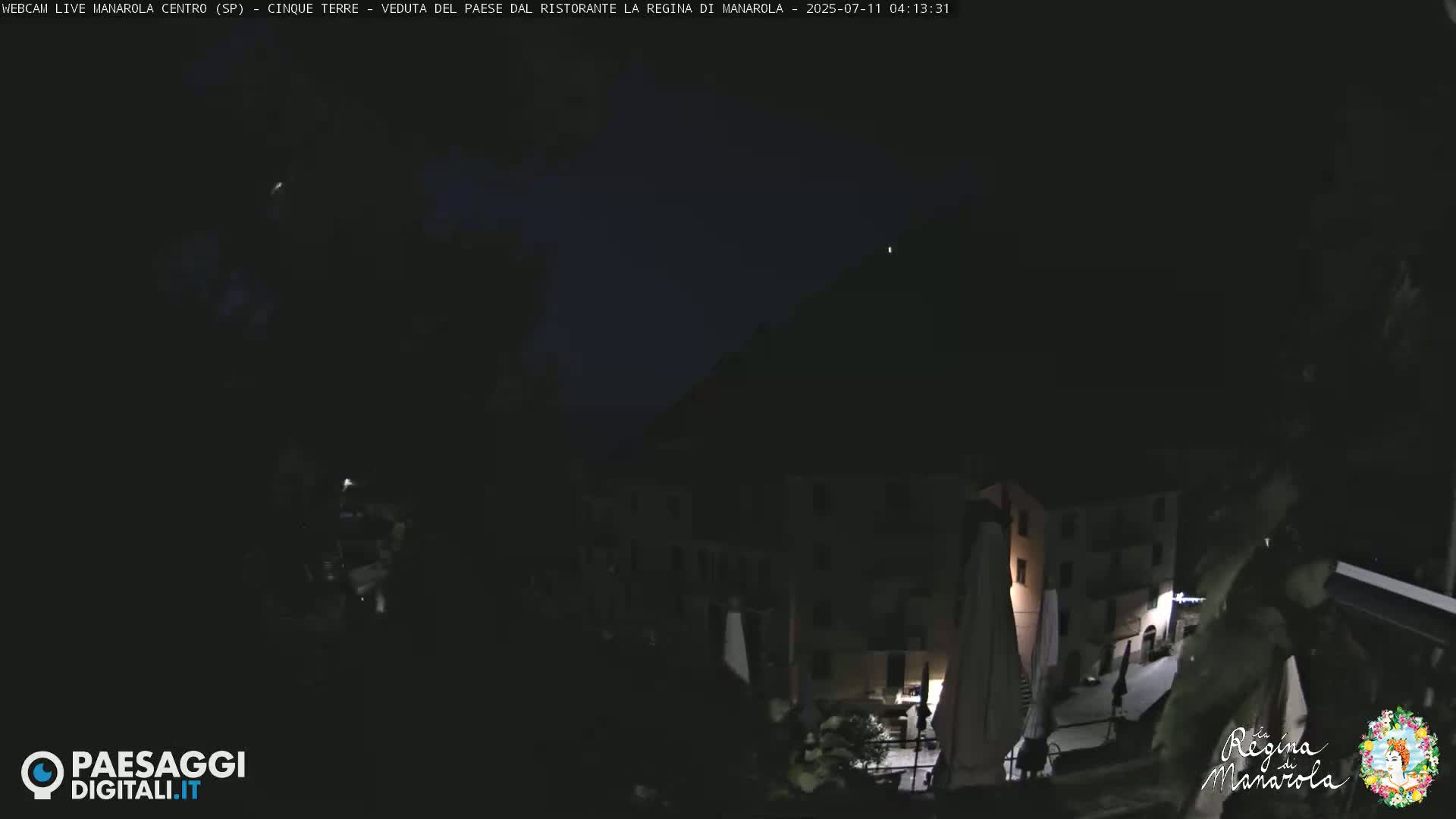 Cinque Terre, Manarola Village Main Square Live Cam - La Spezia, Linguria, Italy
