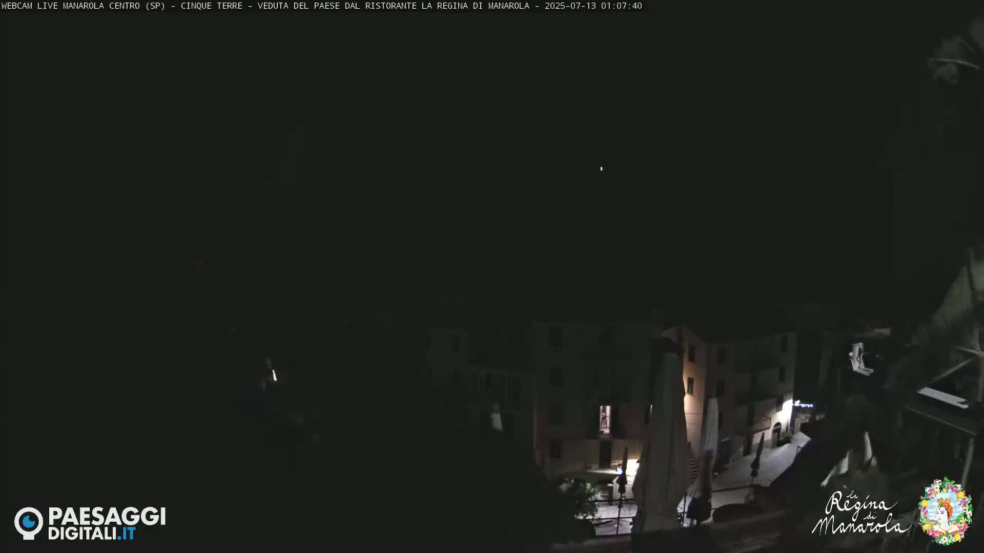 Cinque Terre, Manarola Village Main Square Live Cam - La Spezia, Linguria, Italy