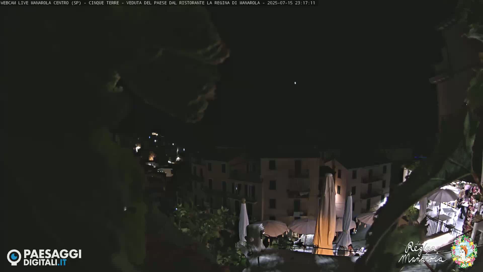 Cinque Terre, Manarola Village Main Square Live Cam - La Spezia, Linguria, Italy