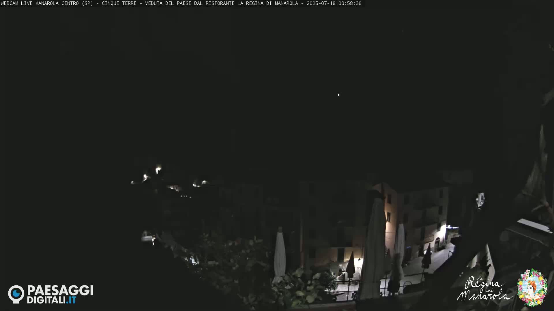 Cinque Terre, Manarola Village Main Square Live Cam - La Spezia, Linguria, Italy